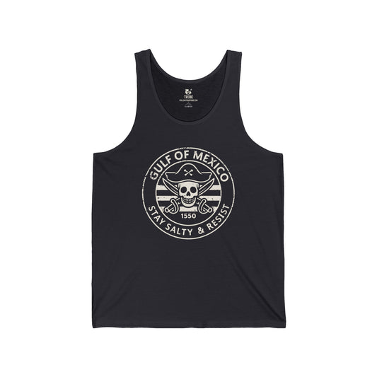 Gulf of Mexico Tee Pirate Protest Tank Top Social Justice Resistance Anti Trump Resist Cotton Sleeveless Shirt Democrat Apparel