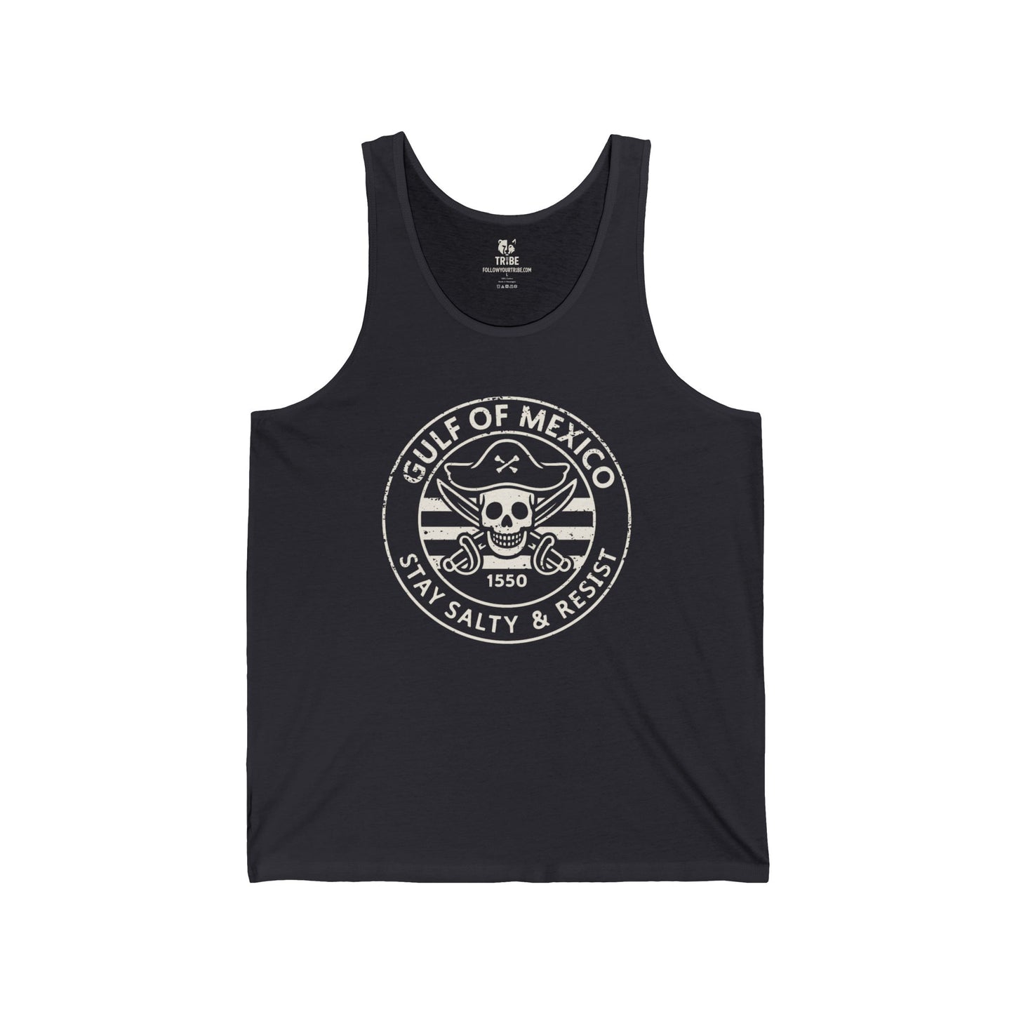 Gulf of Mexico Pirate Resist Shirt Protest Tank Top Social Justice Anti-Trump Merch Anti-Fascism Gear Resistance Tank Top Democrat Apparel