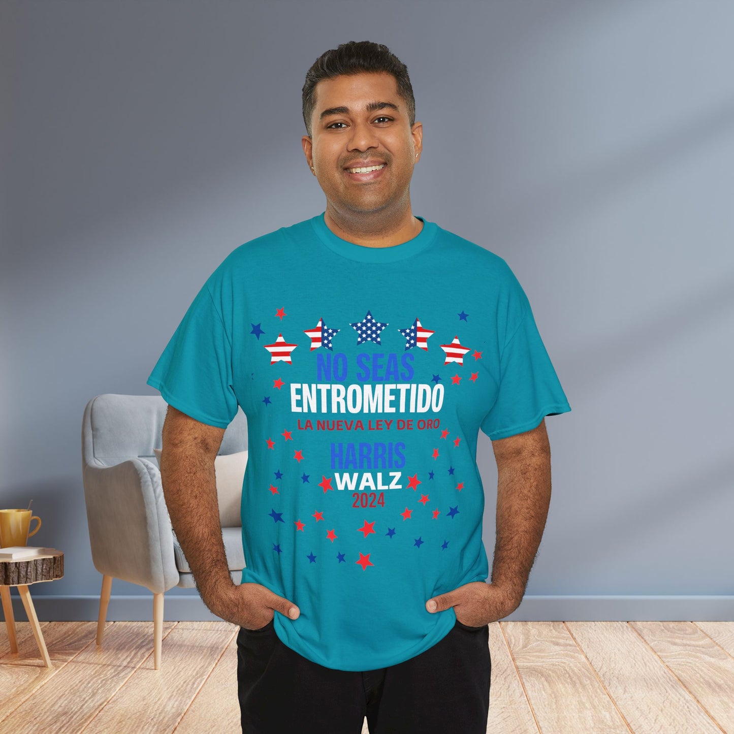 No Seas Entrometido Shirt- Harris/Walz 2024 T-Shirt in Spanish-  Democrat Presidential Election Tee