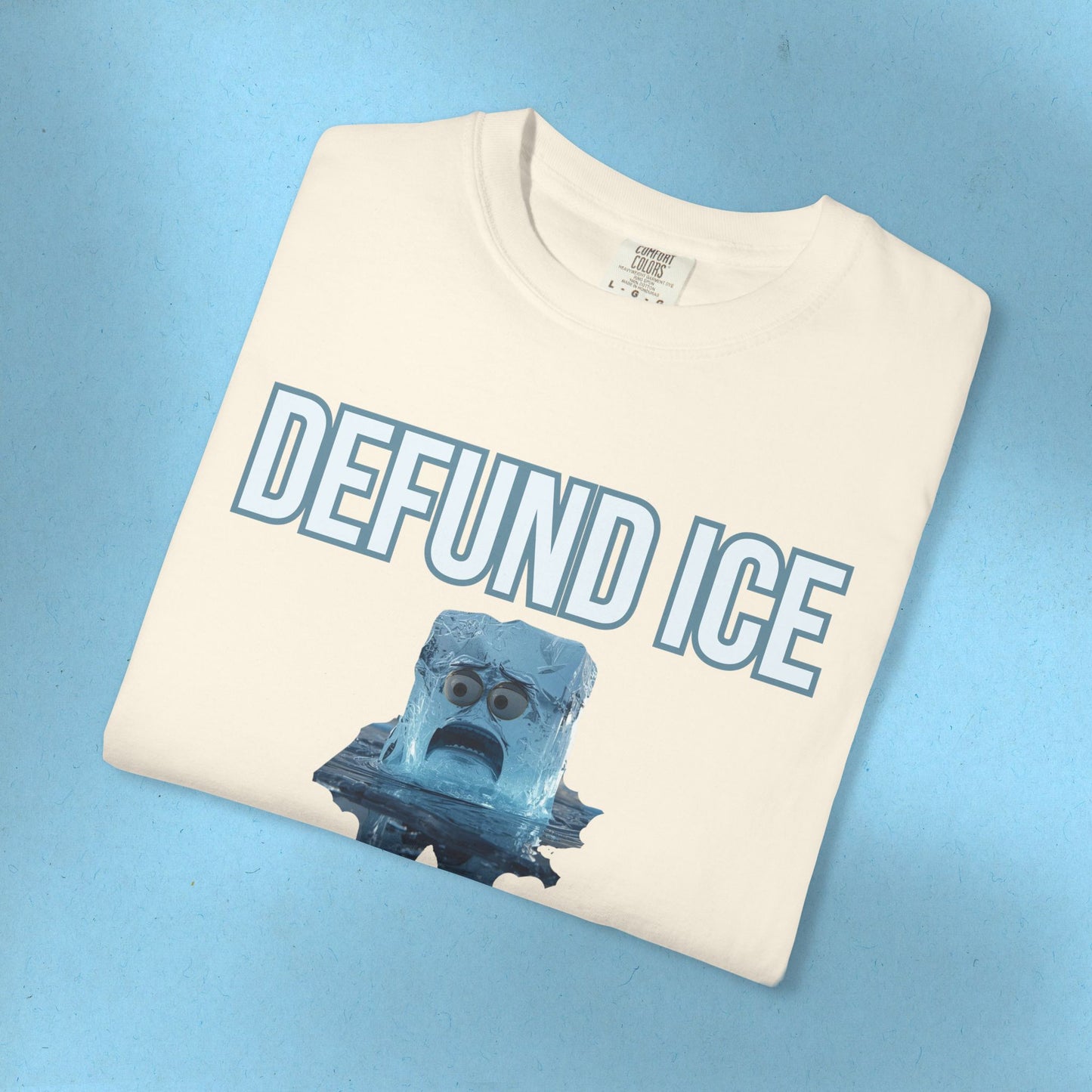 Defund ICE Tee Protest Shirt Foxtrot Delta Tango F*ck Donald Trump Anti-Fascism Abolish Icestapo Comfort Colors Ring-Spun Cotton Tshirt