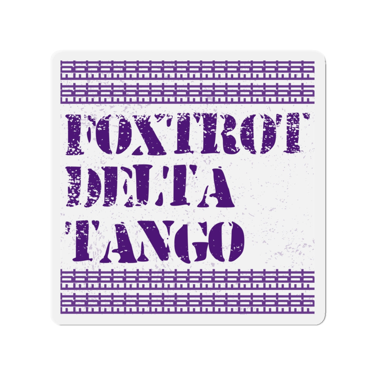 Political Magnet Anti-Trump Merch Foxtrot Delta Tango Car Magnet Political Decal FDT Resist Protest Activism Gear Anti-Fascism Resistance