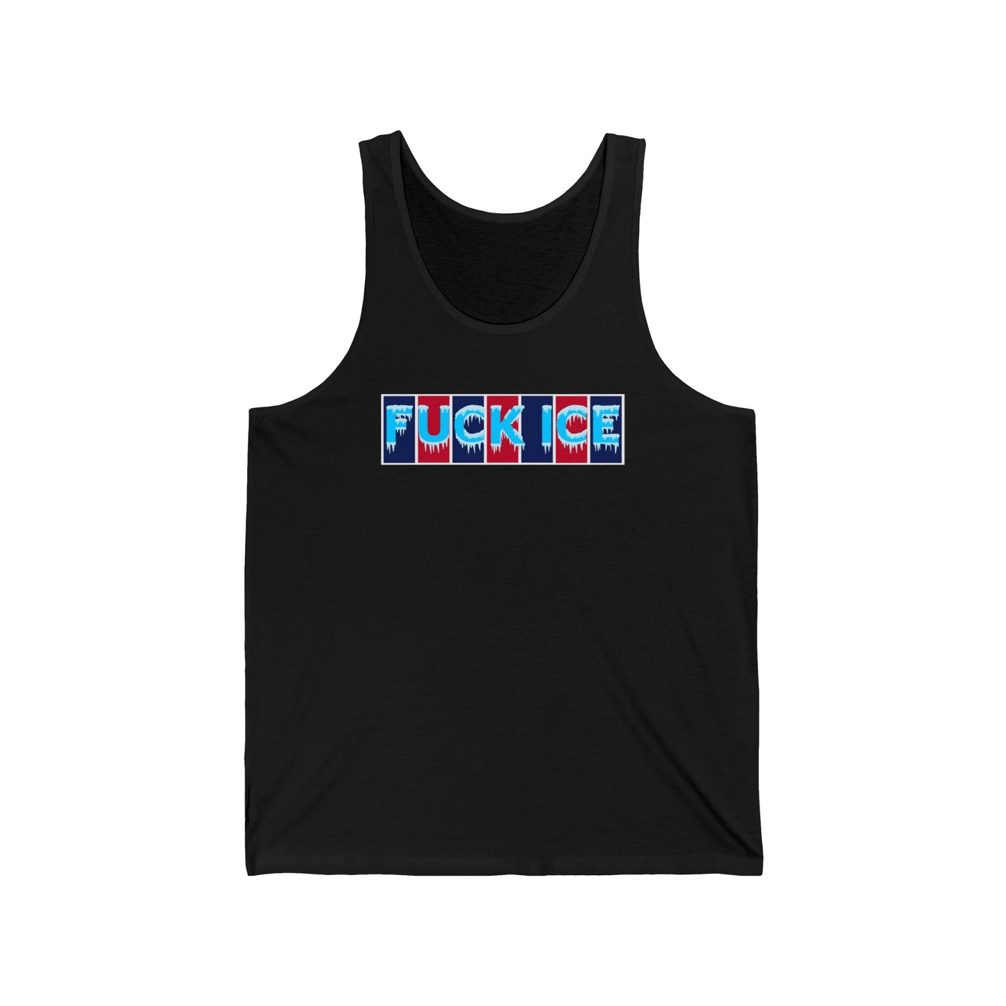 F*ck Ice Shirt Protest Tank Top Foxtrot Delta Tango Fck Donald Trump Social Justice Anti-Fascism Abolish Icestapo Sleeveless Cotton Apparel