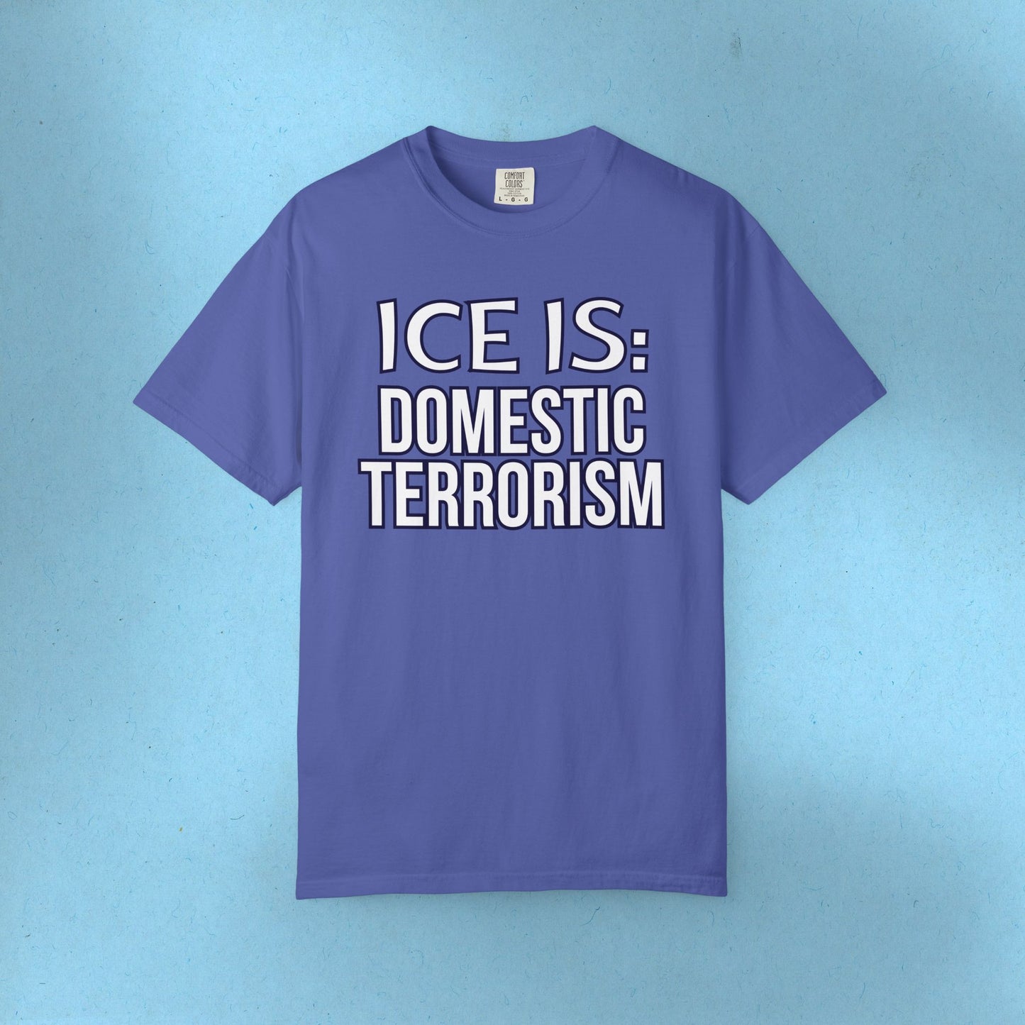 Abolish IceI-Is Tee Protest Shirt Foxtrot Delta Tango Fck Donald Trump Anti-Fascism Abolish ICE Gestapo Comfort Colors Cotton Tshirt