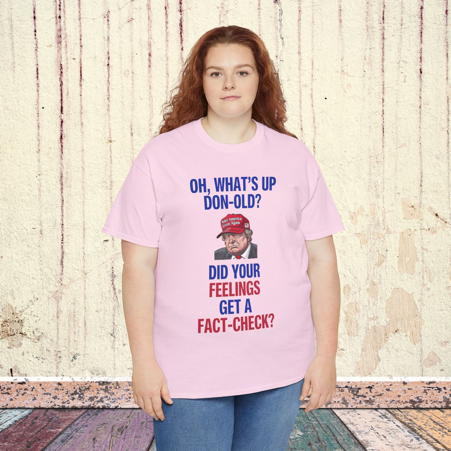 Did Your Feelings Get a Fact-Check? Shirt- Humorous Anti-Fascism Tee-  Democrat Presidential Election T-Shirt