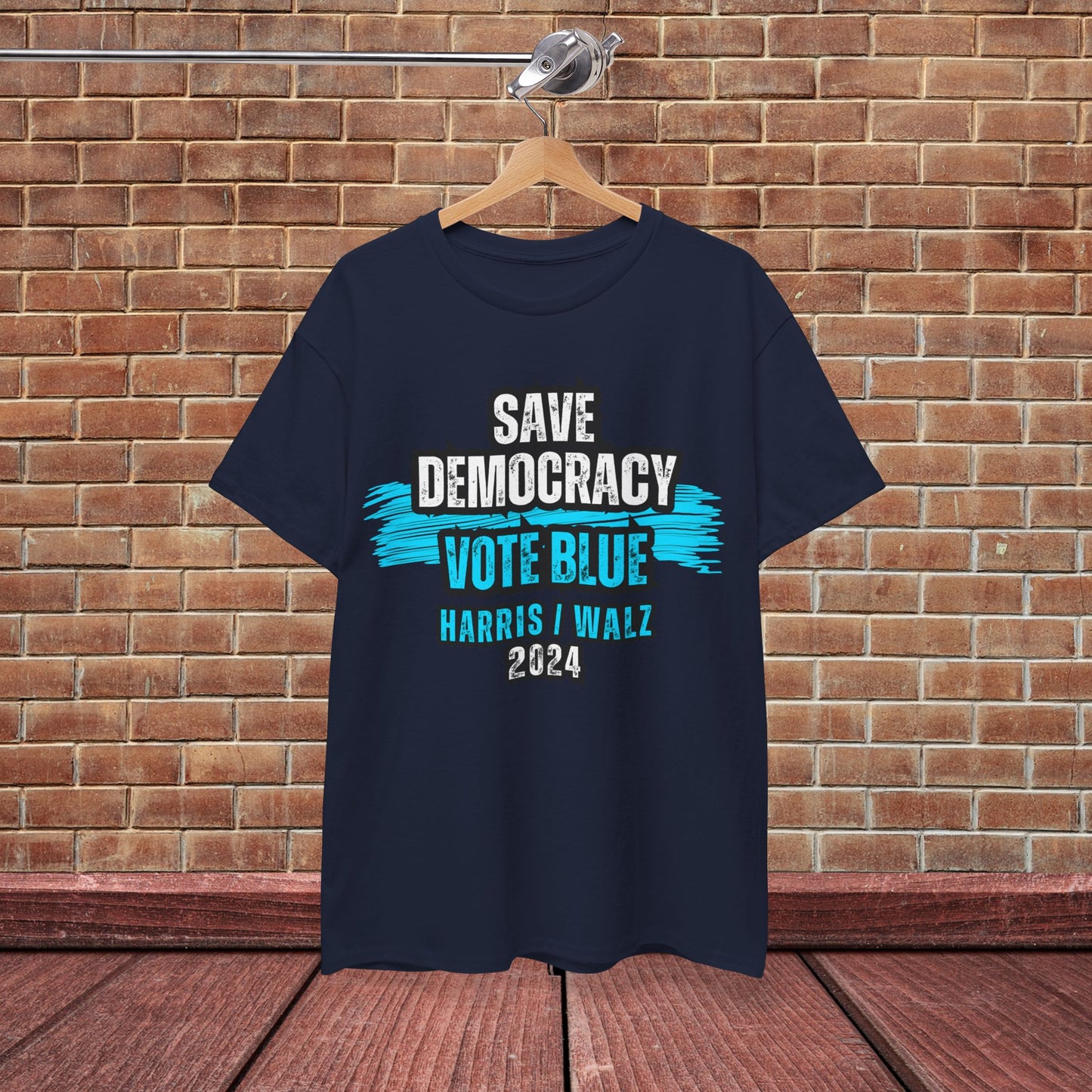 Save Democracy Vote Blue Shirt- Save Democracy Tee- Democrat Presidential Election T-Shirt