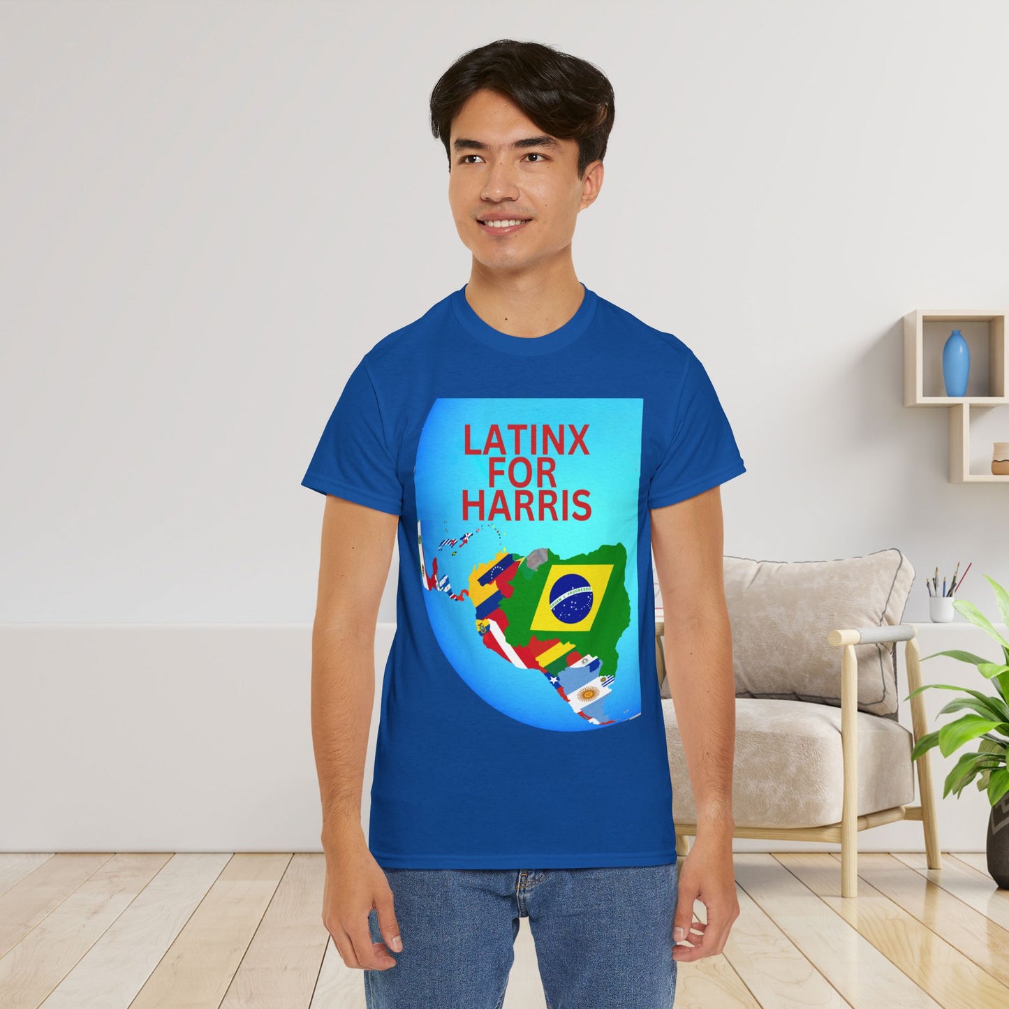 Latinx For Harris Shirt - Harris/Walz 2024 T-Shirt -  Democrat Presidential Election Tee