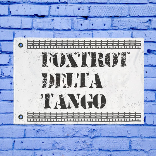 FDT Protest Flag Double Sided Anti Trump Resistance Fuck Donald Trump Political Yard Sign Anti-Fascism Activism Gear Outdoor Banner