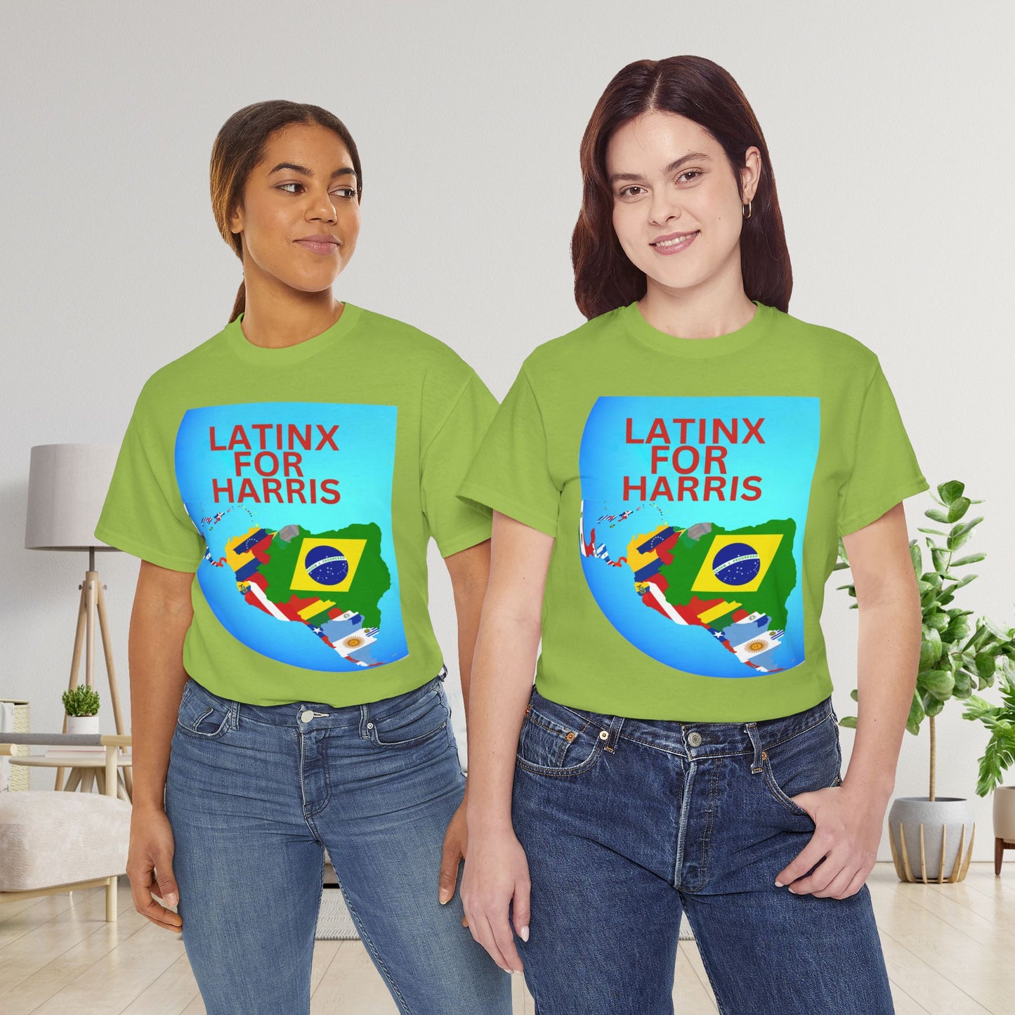 Latinx For Harris Shirt - Harris/Walz 2024 T-Shirt -  Democrat Presidential Election Tee