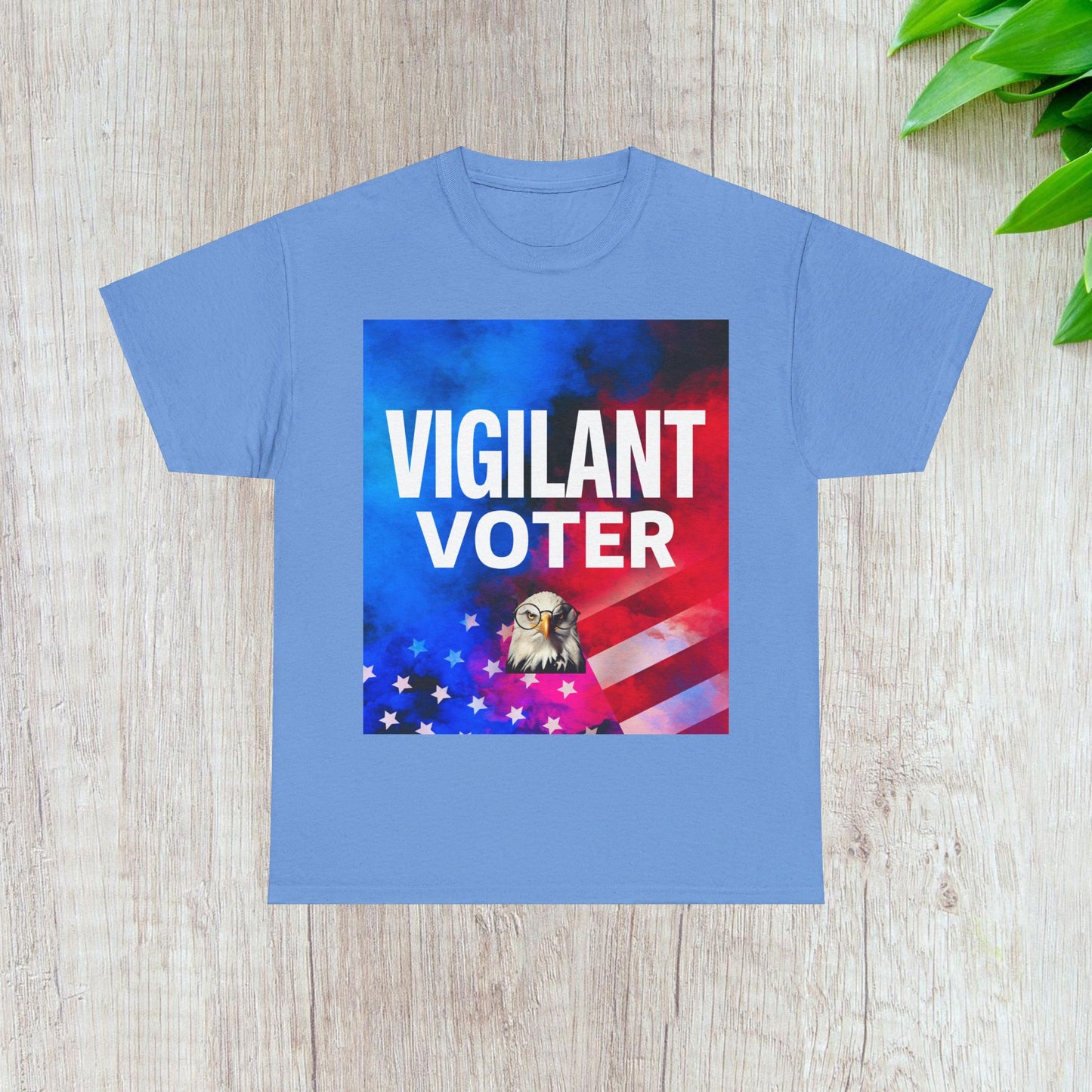 Vigilant Voter Shirt- Vote Blue Save Democracy Tee- Democrat Presidential Election T-Shirt