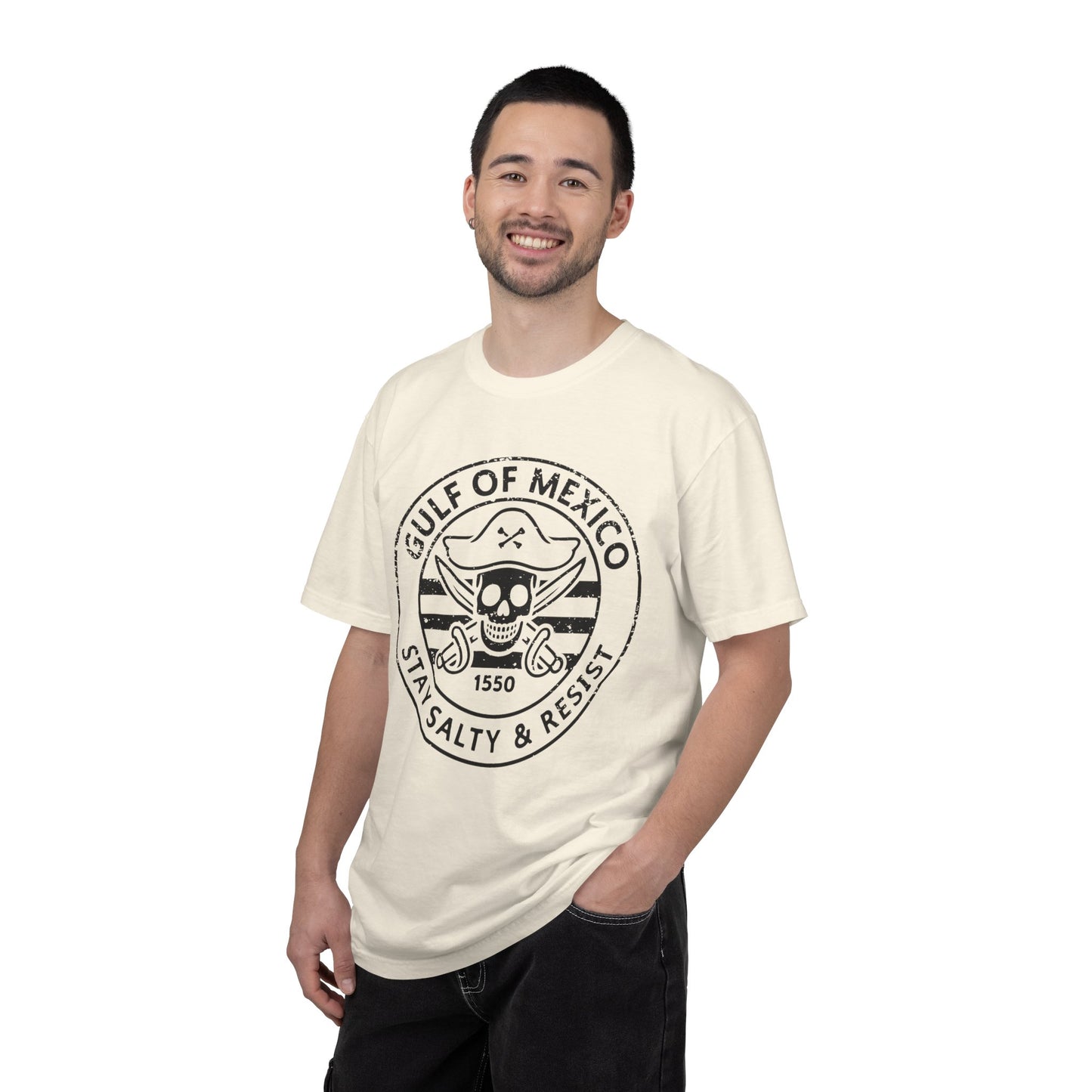 Gulf of Mexico Tee Pirate Protest Shirt Social Justice Shirt Cotton Comfort Colors Resistance Anti Trump Resist TShirt Democrat Apparel