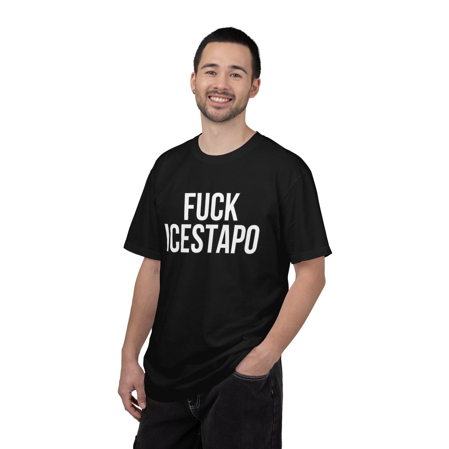 F*ck ICESTAPO Tee Protest Shirt Foxtrot Delta Tango Fck Donald Trump Anti-Fascism Abolish ICE Gestapo Comfort Colors Ring-Spun Cotton Tshirt