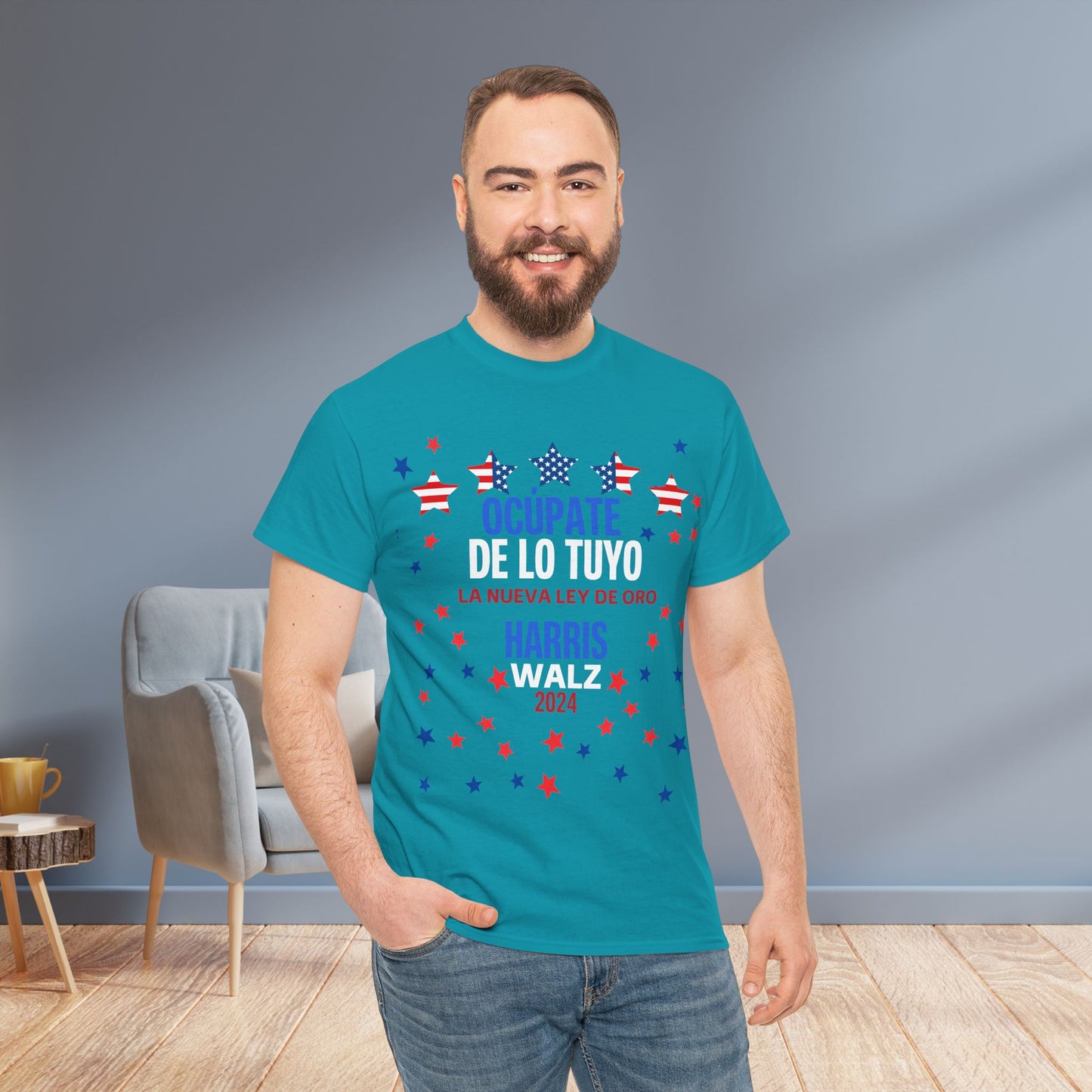 Ocúpate De Lo Tuyo Shirt- Harris/Walz 2024 T-Shirt in Spanish-  Democrat Presidential Election Tee