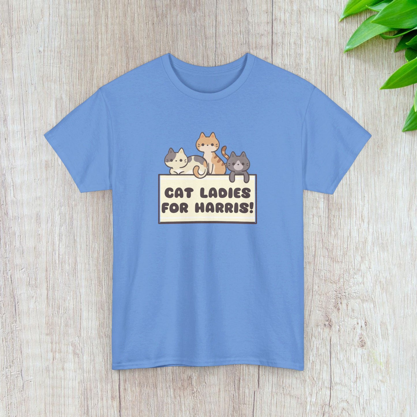 Cat Ladies for Harris Shirt- Cat Ladies Tee-  Witty Democrat Presidential Election T-Shirt