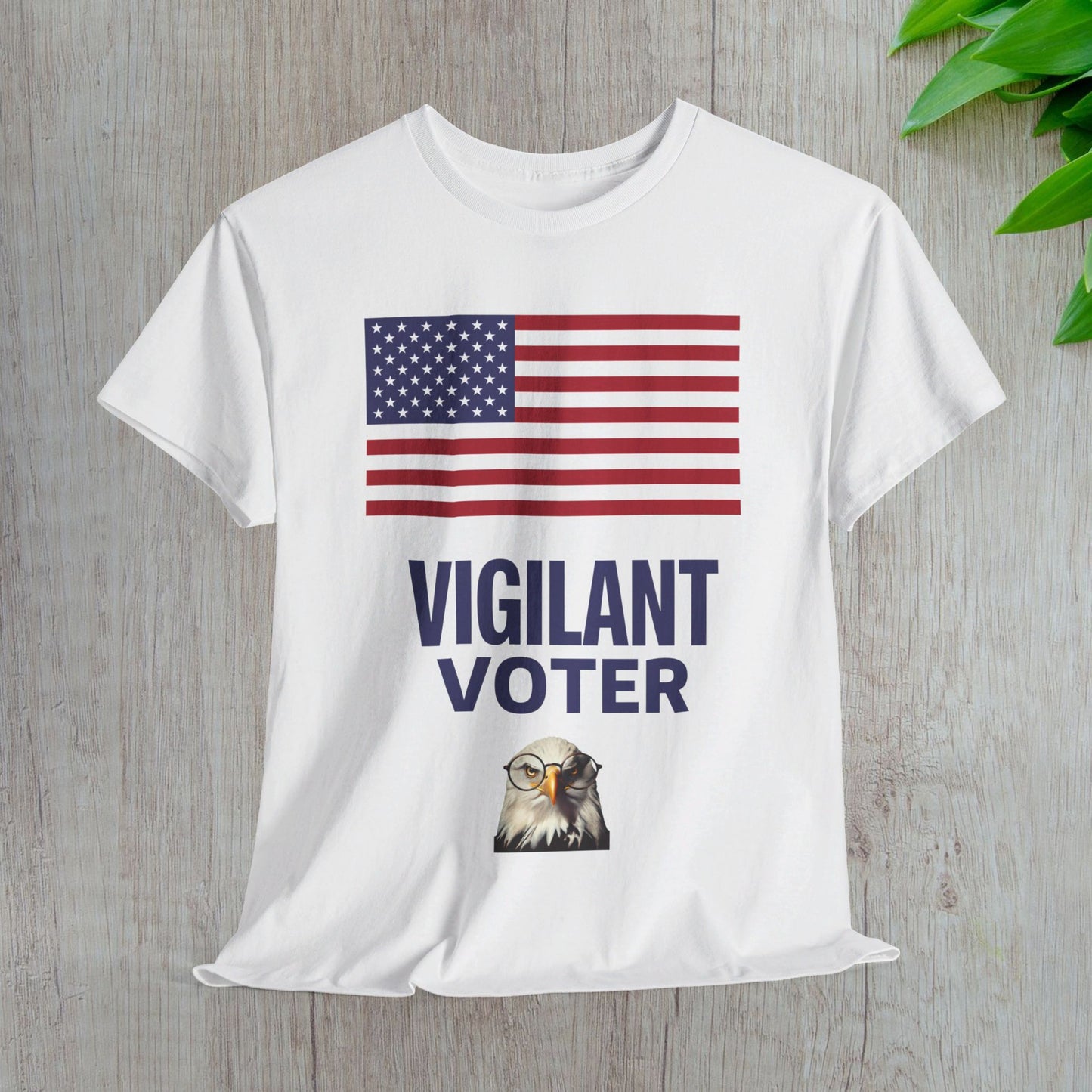 Vigilant Voter Shirt- Vote Blue Save Democracy Tee- Democrat Presidential Election T-Shirt