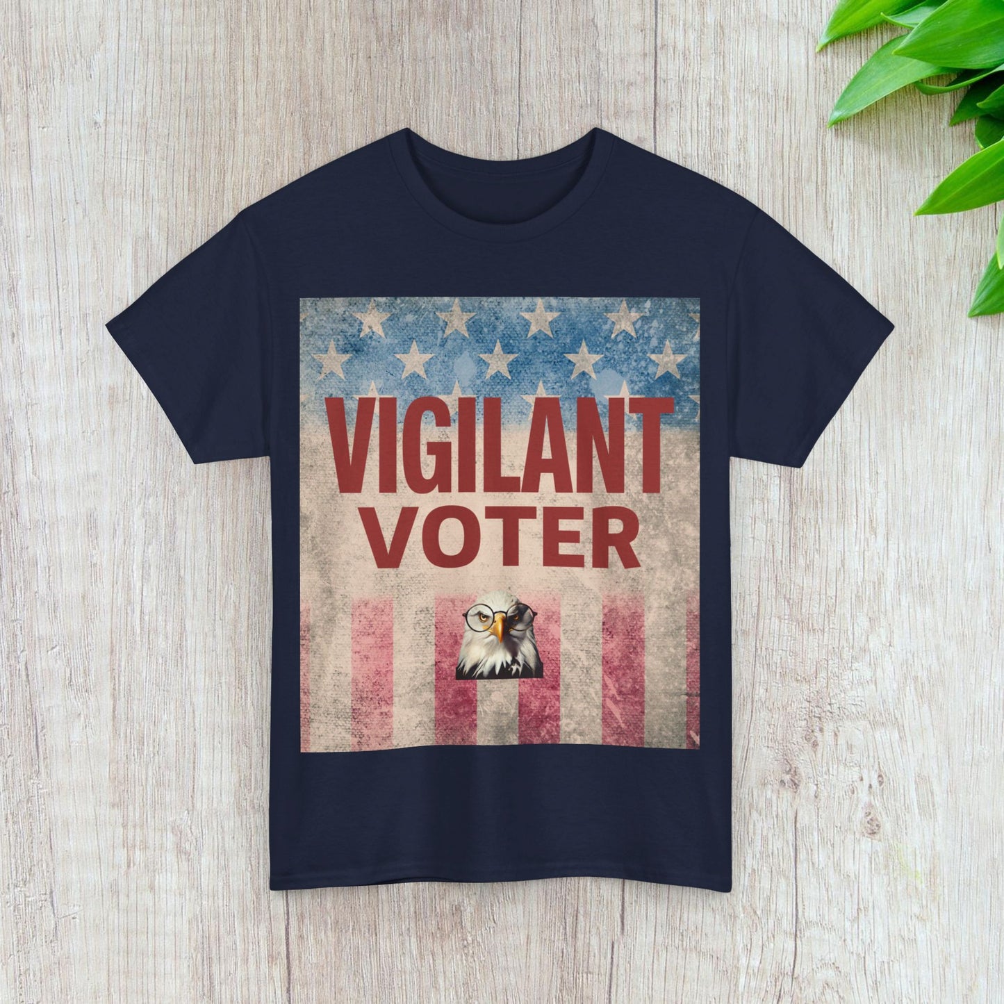 Vigilant Voter Shirt- Vote Blue Save Democracy Tee- Democrat Presidential Election T-Shirt