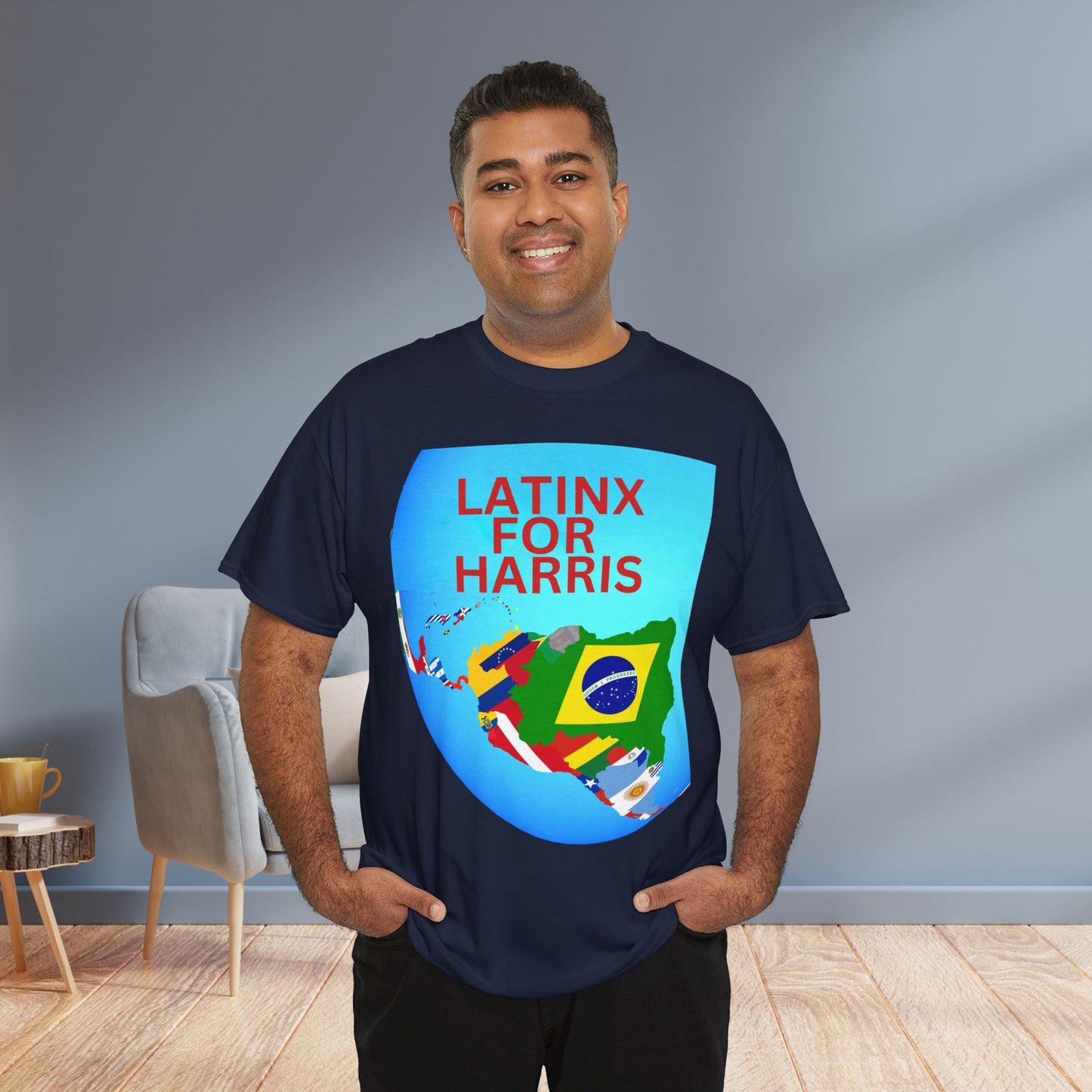 Latinx For Harris Shirt - Harris/Walz 2024 T-Shirt -  Democrat Presidential Election Tee