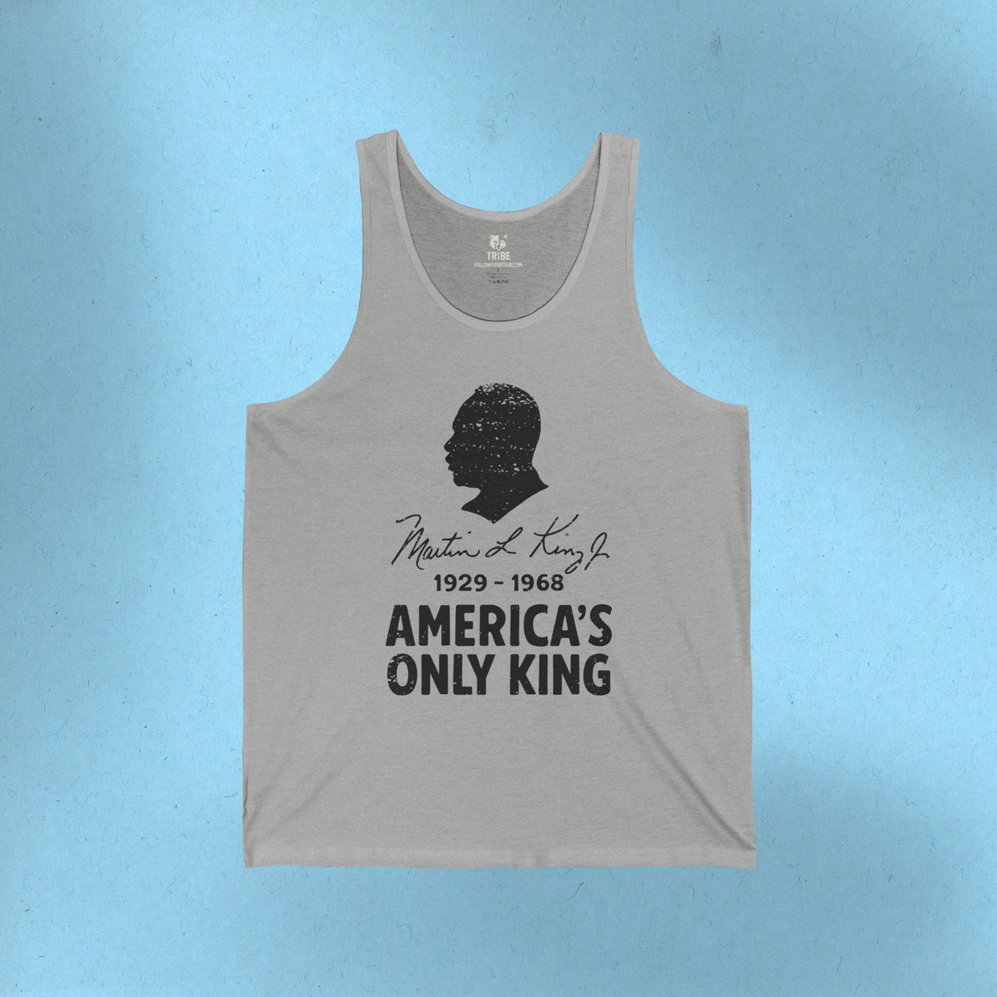 MLK Jr America's Only King Activist Tank Top Social Justice Shirt Protest Anti-Maga Resistance Shirt Anti-Trump Tank Resist Democrat Apparel