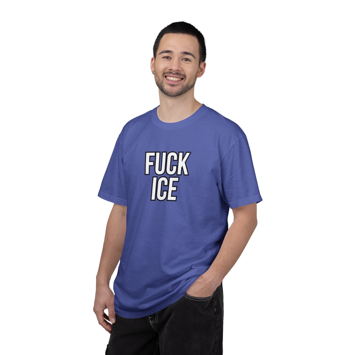 F*ck Ice Tee Protest Shirt Foxtrot Delta Tango F*ck Donald Trump Anti-Fascism Abolish Icestapo Comfort Colors Ring-Spun Cotton Tshirt
