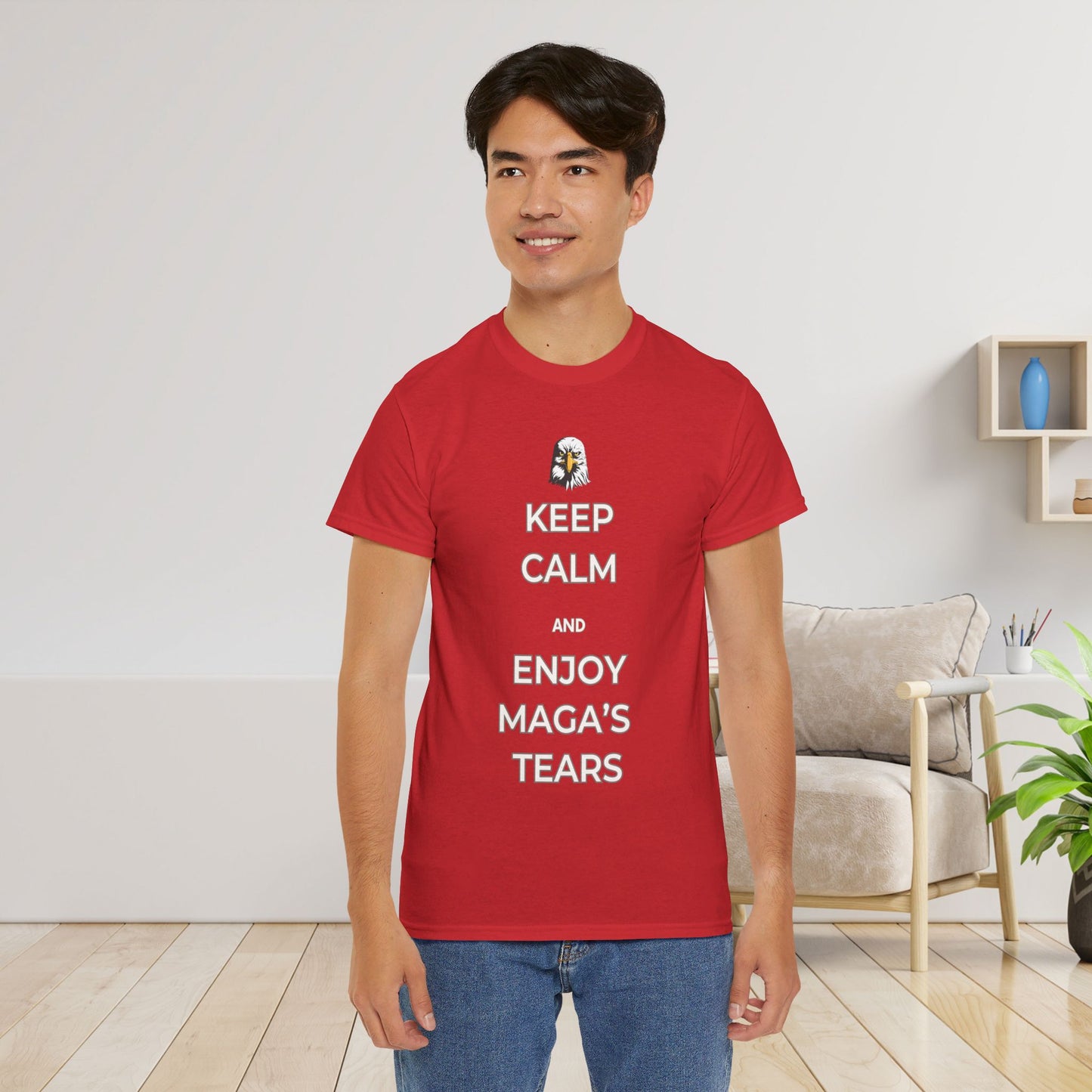 Keep Calm and Enjoy MAGA's Tears Shirt- Harris Walz Tee-  Democrat Presidential Election T-Shirt