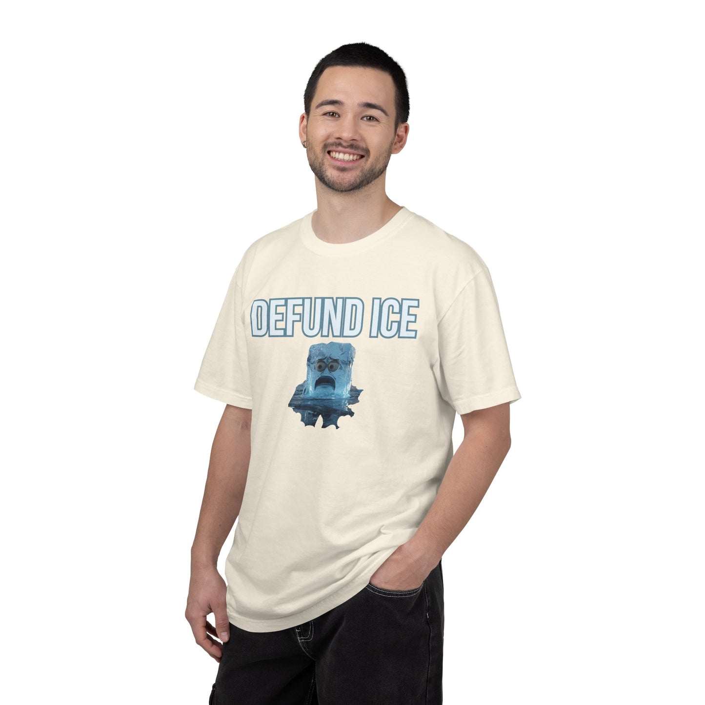 Defund ICE Tee Protest Shirt Foxtrot Delta Tango F*ck Donald Trump Anti-Fascism Abolish Icestapo Comfort Colors Ring-Spun Cotton Tshirt