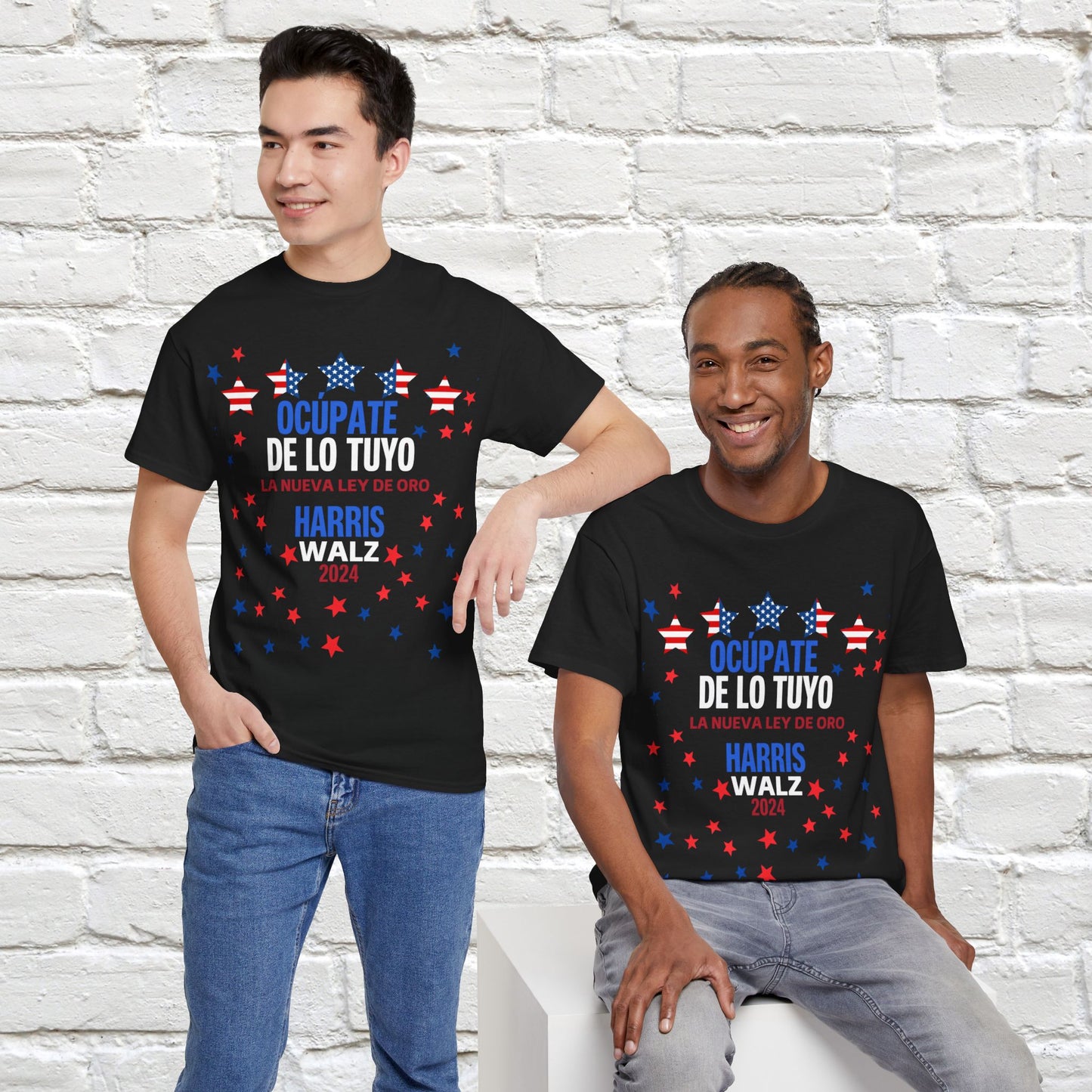 Ocúpate De Lo Tuyo Shirt- Harris/Walz 2024 T-Shirt in Spanish-  Democrat Presidential Election Tee