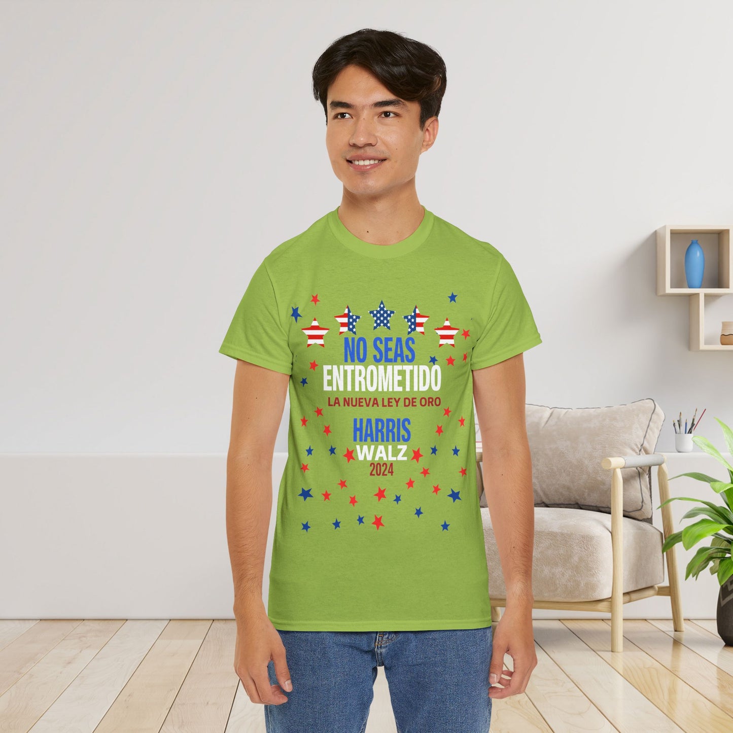 No Seas Entrometido Shirt- Harris/Walz 2024 T-Shirt in Spanish-  Democrat Presidential Election Tee