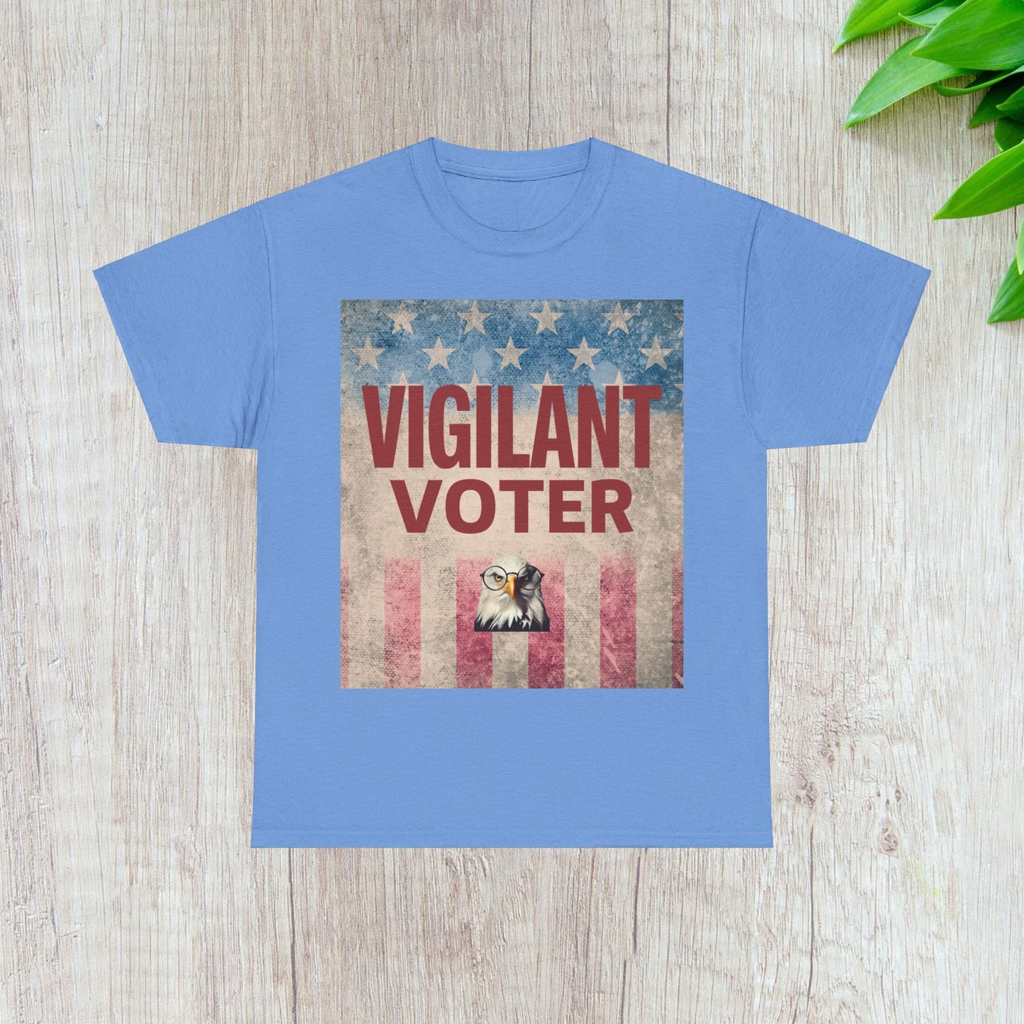 Vigilant Voter Shirt- Vote Blue Save Democracy Tee- Democrat Presidential Election T-Shirt