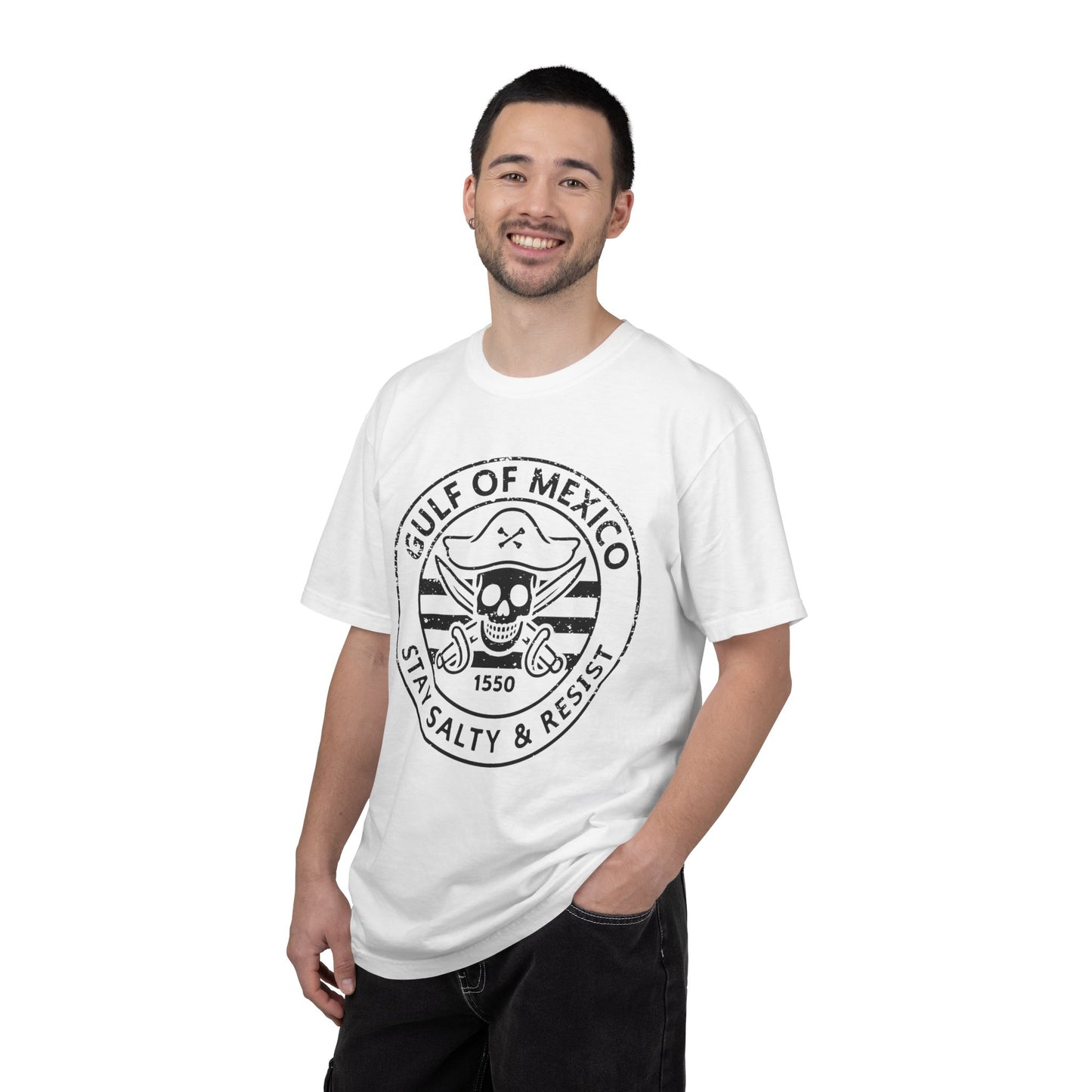 Gulf of Mexico Tee Pirate Protest Shirt Social Justice Shirt Cotton Comfort Colors Resistance Anti Trump Resist TShirt Democrat Apparel