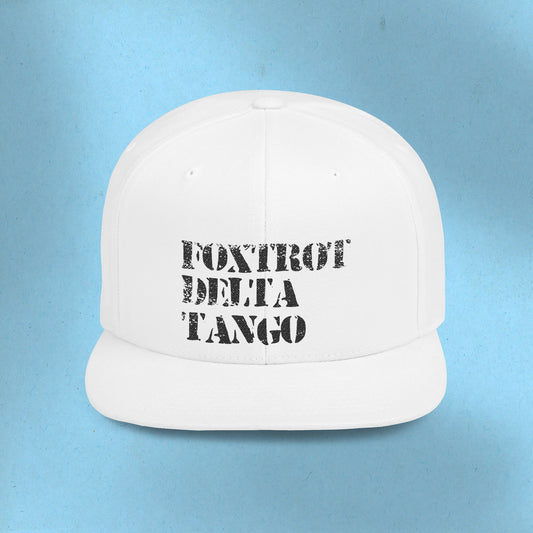FDT Protest Cap Foxtrot Delta Tango Embroidery Hat Anti-Trump Merch Social Justice Cap Protest Gear Anti-Fascism Resistance Snapback Hat