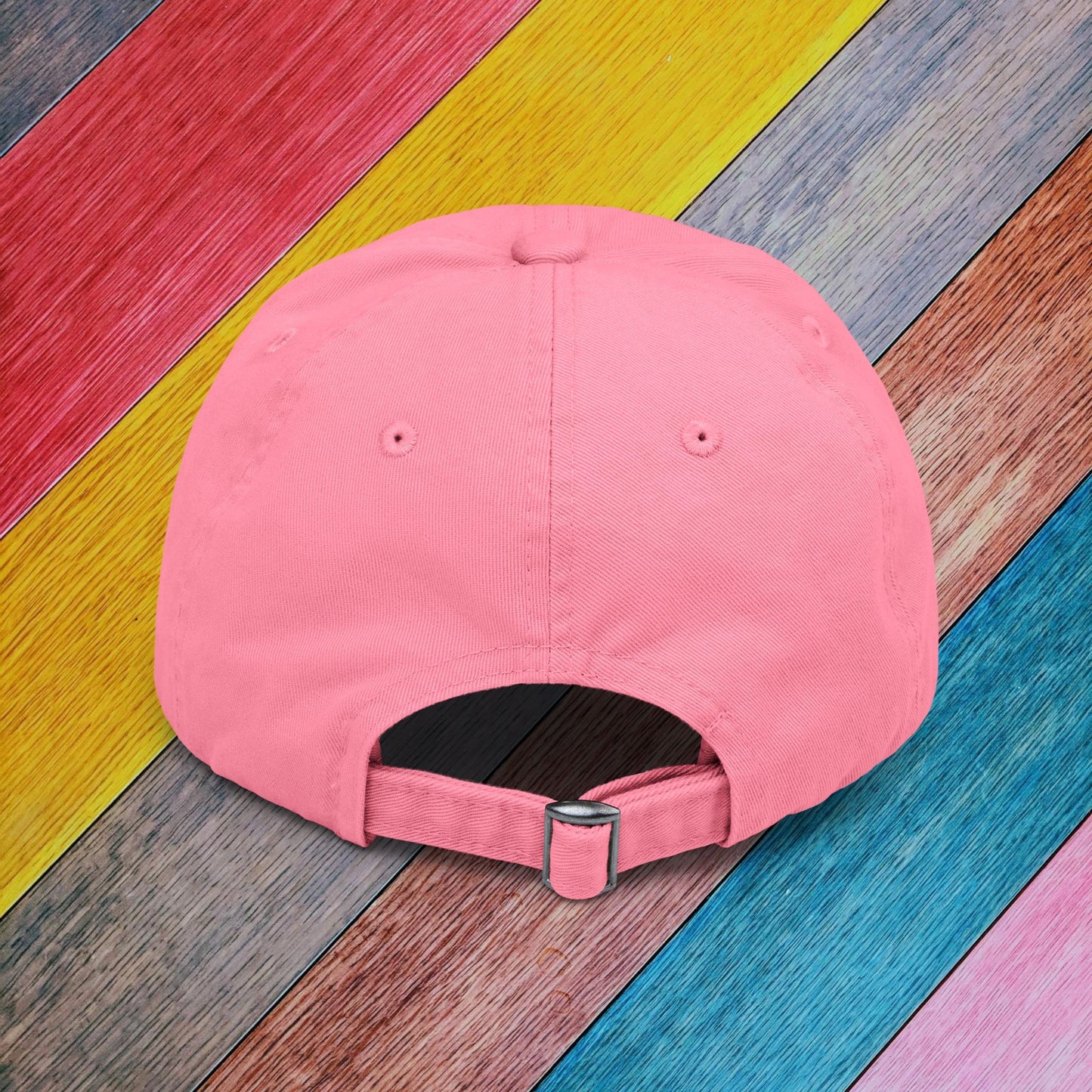 Distressed Cap, LGBT Pride Straight Ally Hat, LGBTQIA Supportive Baseball Cap, Unisex Distressed Trucker Cap, Pride Parade Hat, Vintage