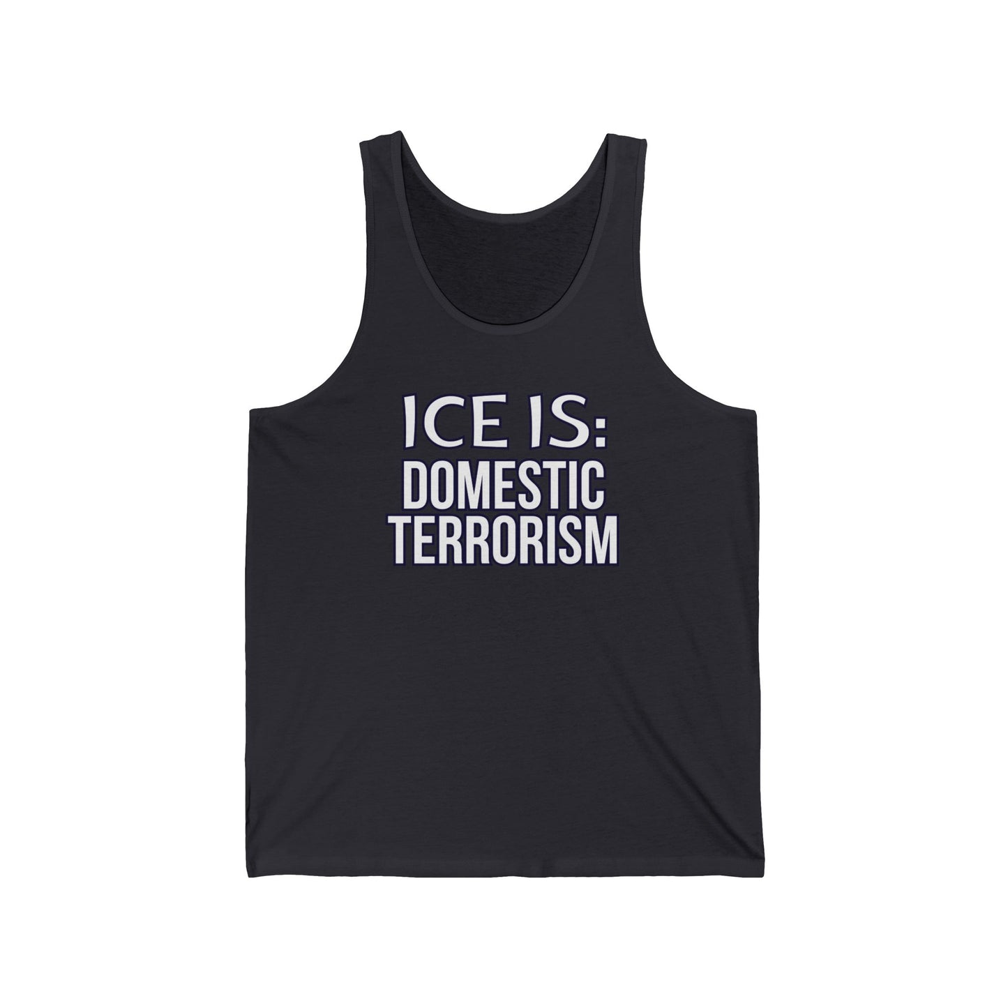 Abolish Ice-Is Shirt Protest Tank Top Foxtrot Delta Tango F*ck Donald Trump Social Justice Anti-Fascism Abolish Icestapo Sleeveless Cotton