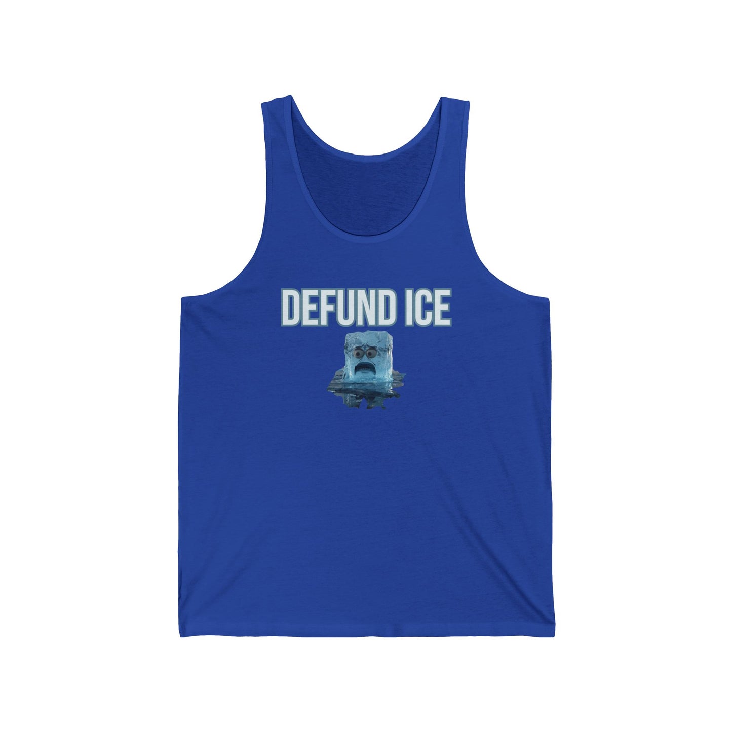 Defund Ice Shirt Protest Tank Top Foxtrot Delta Tango Fck Donald Trump Social Justice Anti-Fascism Abolish Icestapo Sleeveless TShirt Cotton