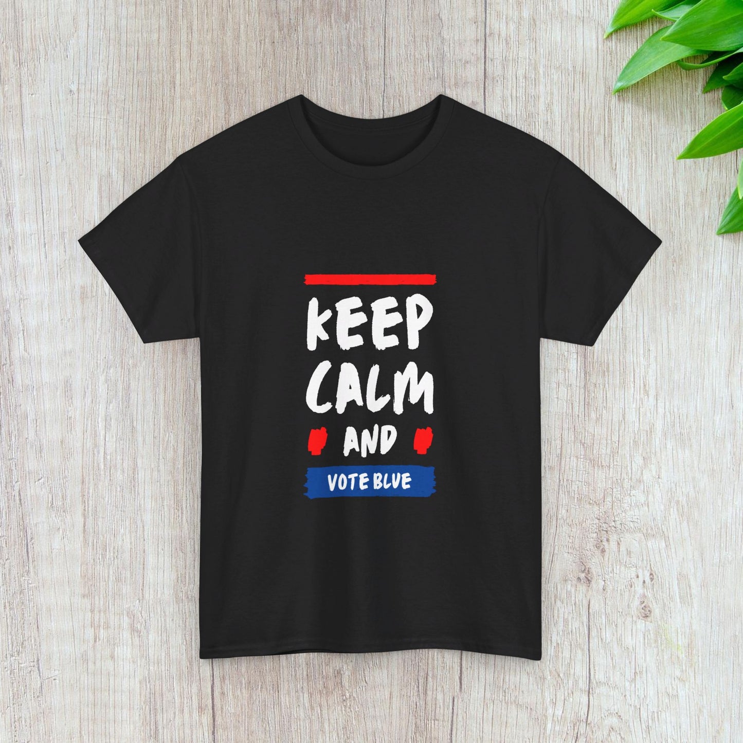 Keep Calm and Vote Blue Shirt- Save Democracy Tee- Democrat Presidential Election T-Shirt