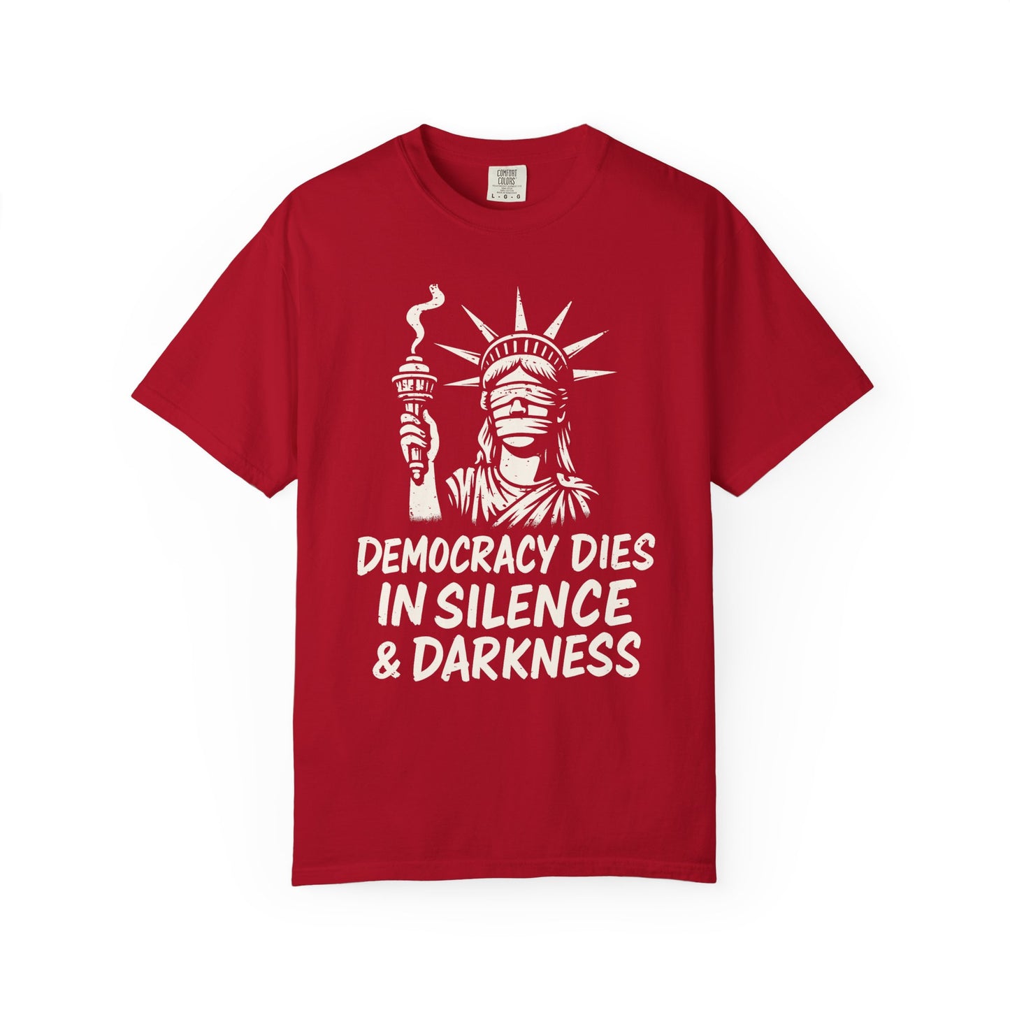 Protest Shirt Extinguished Liberty Tee Social Justice T-Shirt Anti-Trump Merch Comfort Colors Anti-Fascism Resistance Gear Protest Apparel
