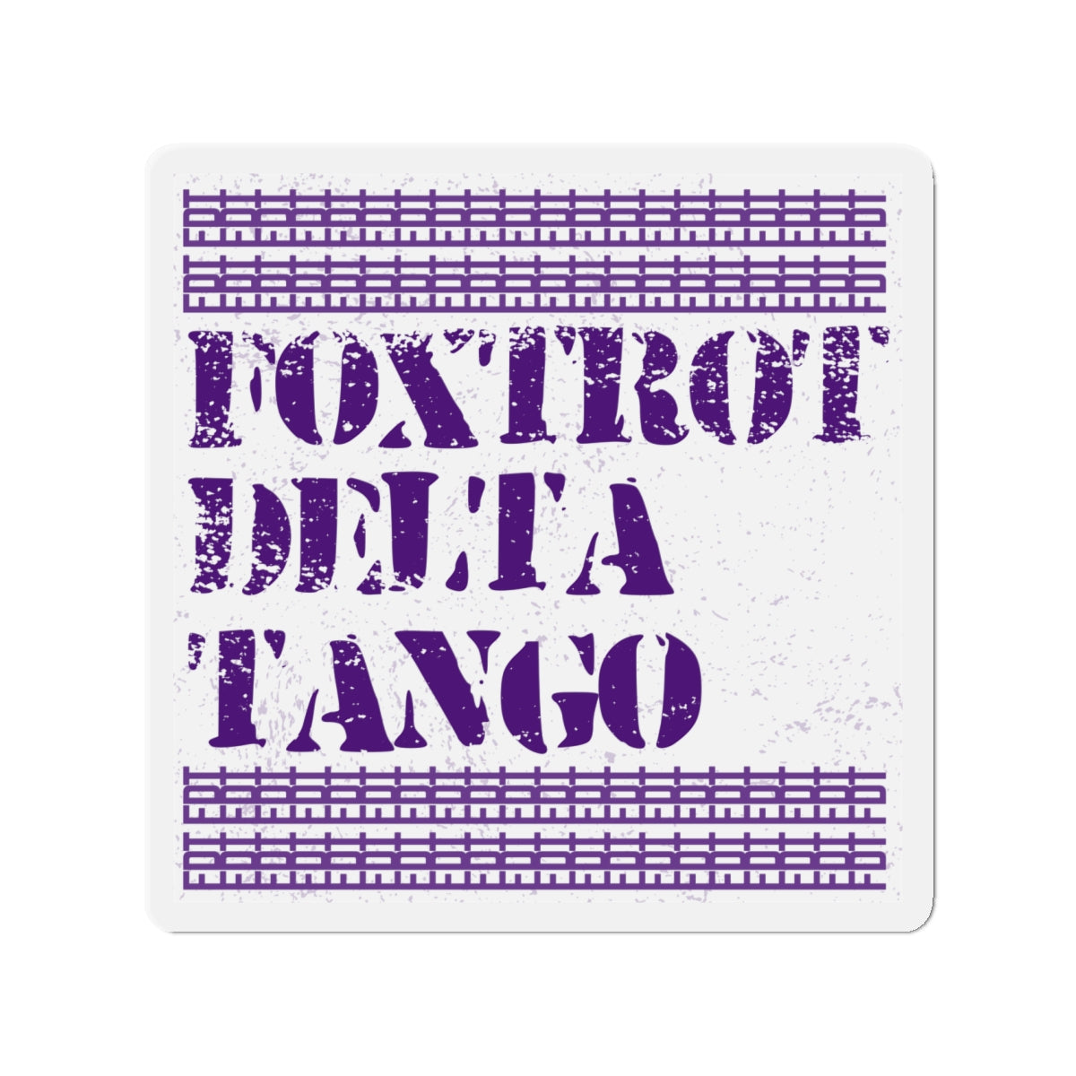Political Magnet Anti-Trump Merch Foxtrot Delta Tango Car Magnet Political Decal FDT Resist Protest Activism Gear Anti-Fascism Resistance