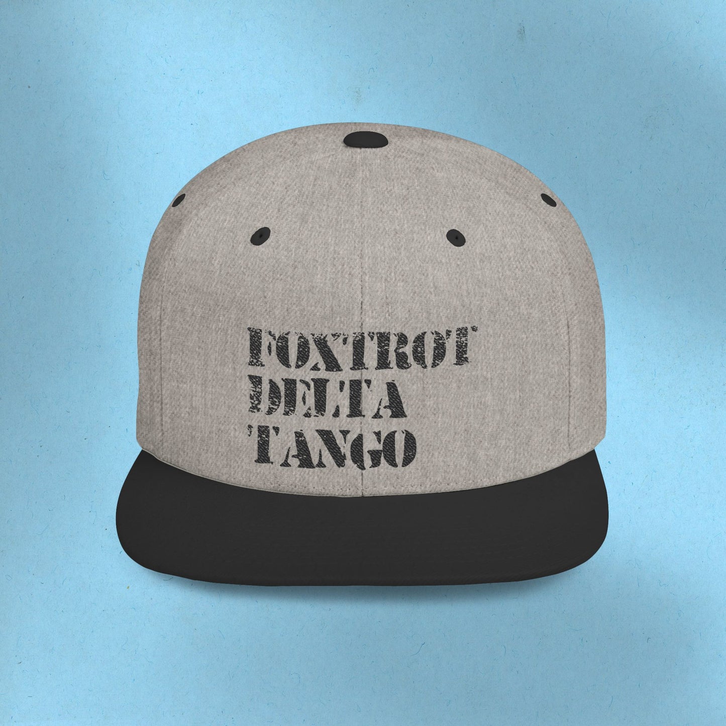 FDT Protest Cap Foxtrot Delta Tango Embroidery Hat Anti-Trump Merch Social Justice Cap Protest Gear Anti-Fascism Resistance Snapback Hat