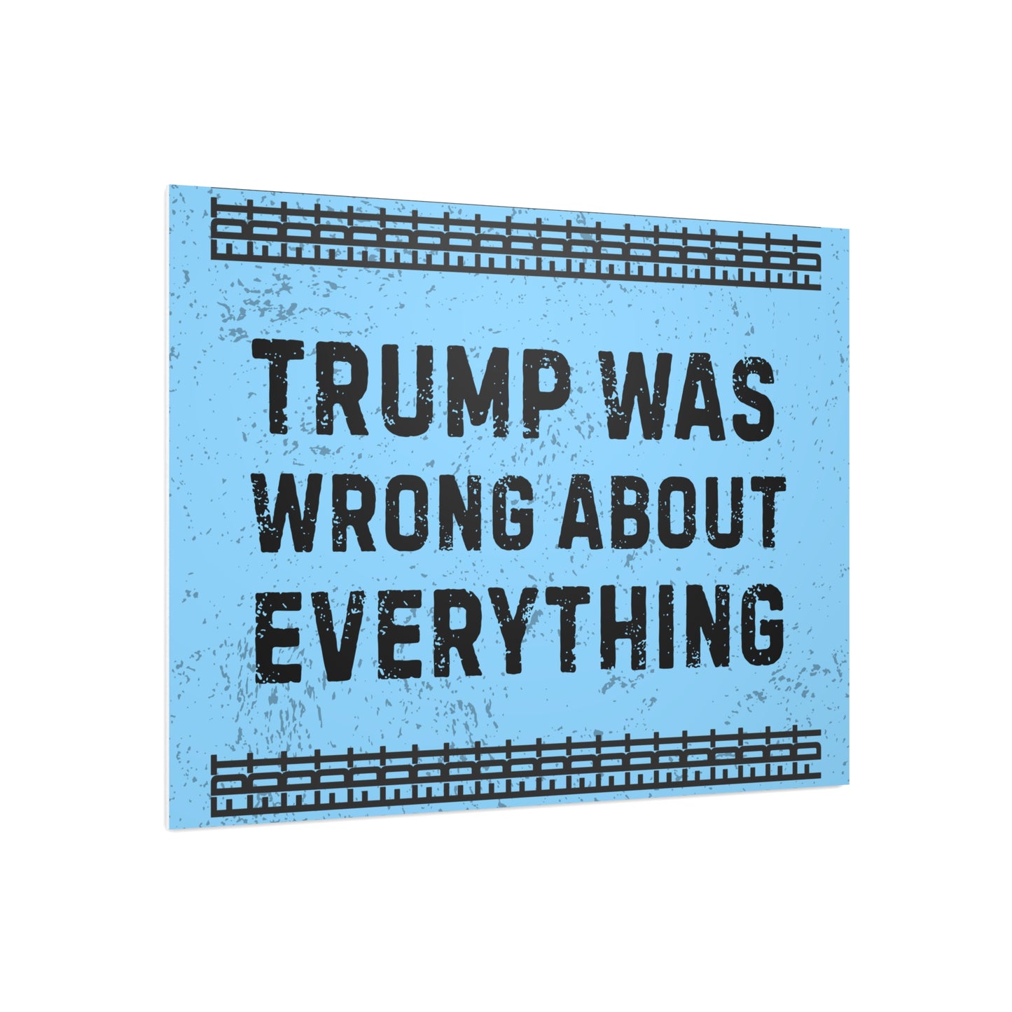 FDT Foam Board Sign Political Protest Anti Trump Resistance Fuck Donald Trump Banner Matte Dent Resistant Social Justice Protester Placard