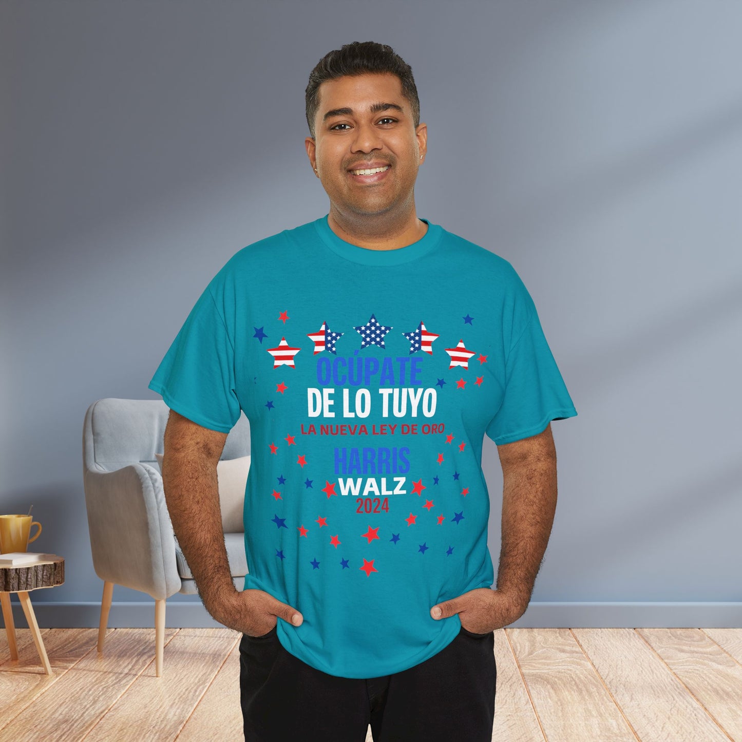 Ocúpate De Lo Tuyo Shirt- Harris/Walz 2024 T-Shirt in Spanish-  Democrat Presidential Election Tee