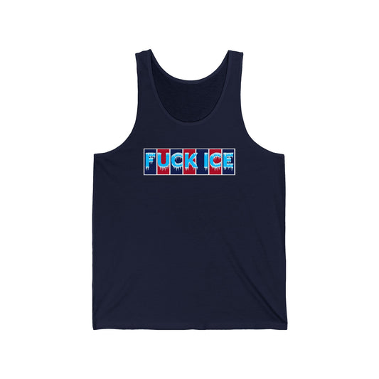 F*ck Ice Shirt Protest Tank Top Foxtrot Delta Tango Fck Donald Trump Social Justice Anti-Fascism Abolish Icestapo Sleeveless Cotton Apparel