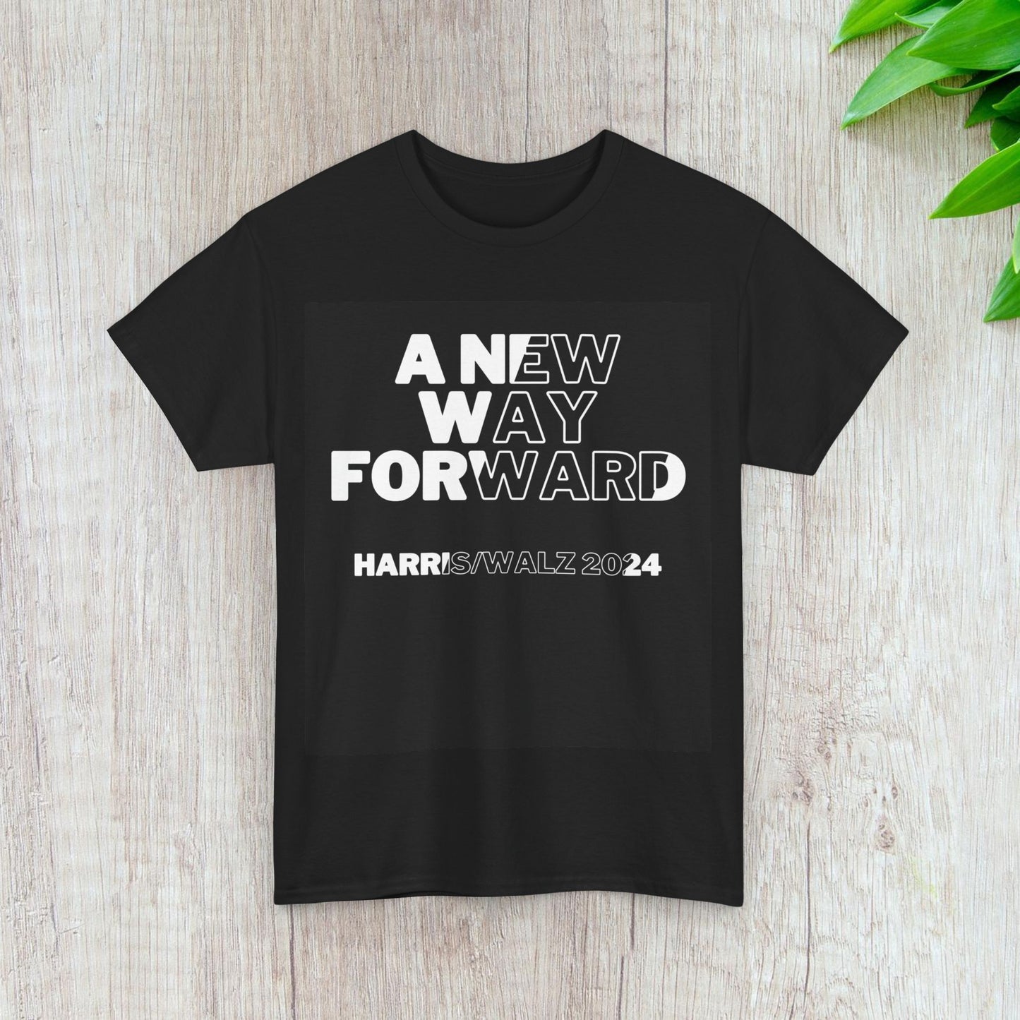 New Way Forward Shirt- We're Not Going Back Tee-  Democrat Presidential Election T-Shirt