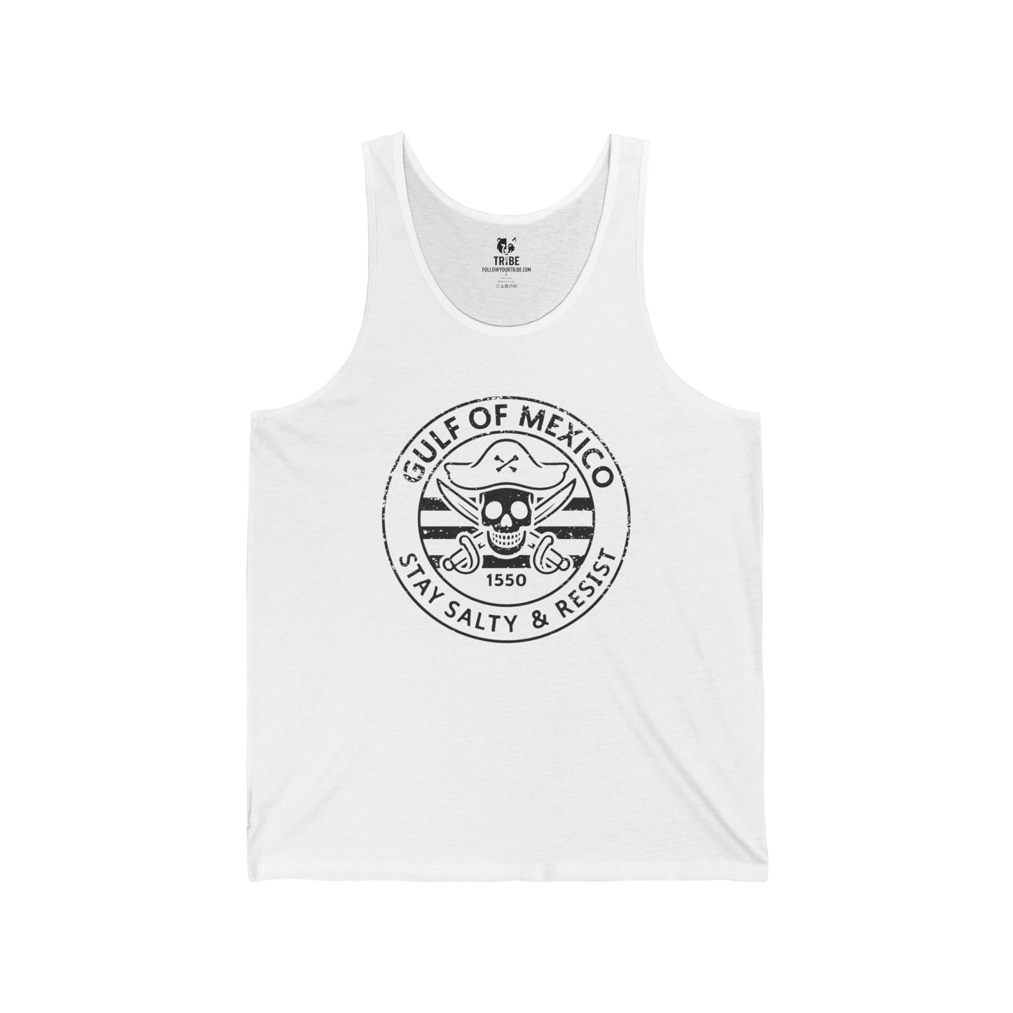 Gulf of Mexico Tee Pirate Protest Tank Top Social Justice Resistance Anti Trump Resist Cotton Sleeveless Shirt Democrat Apparel