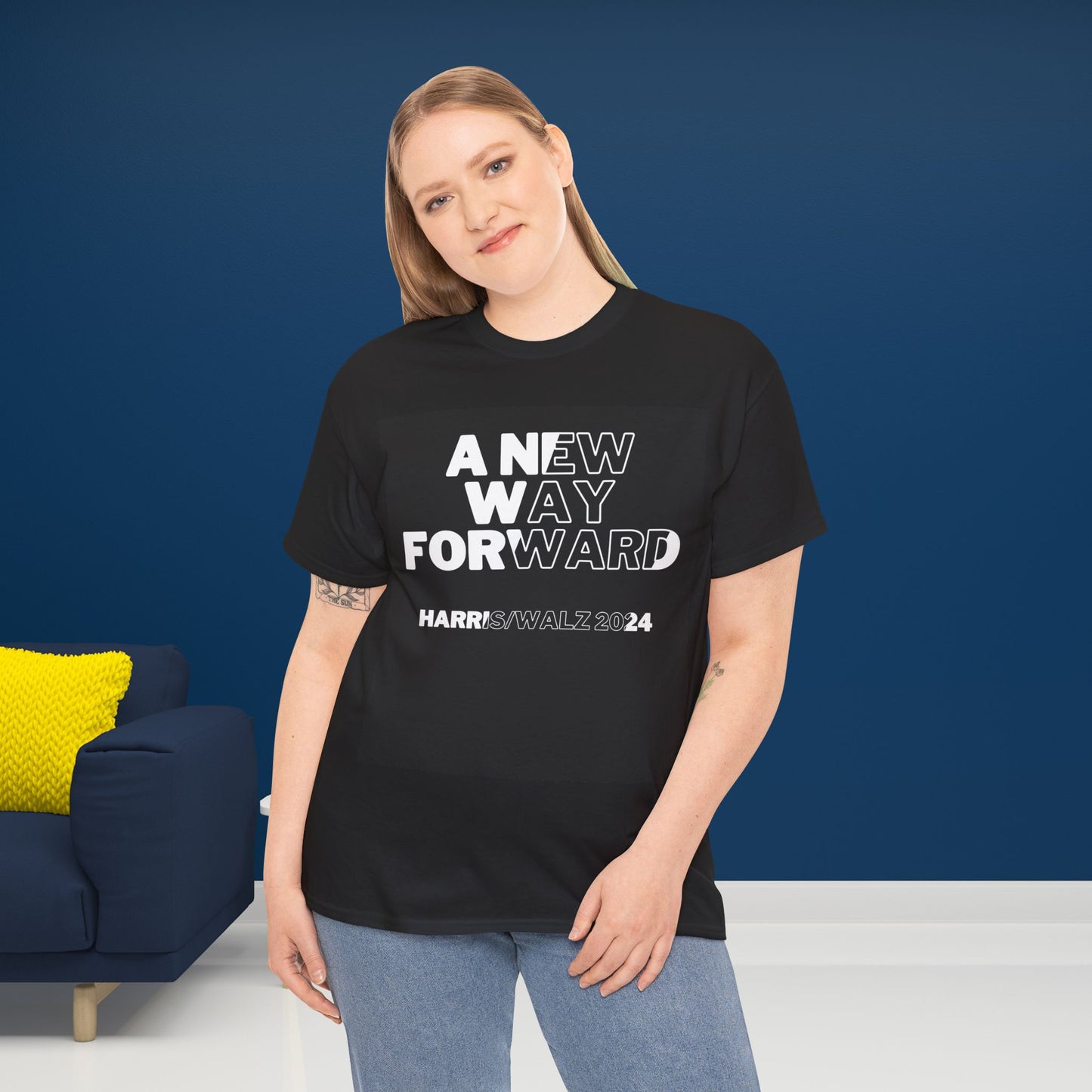 New Way Forward Shirt- We're Not Going Back Tee-  Democrat Presidential Election T-Shirt