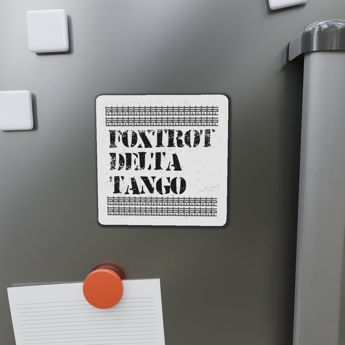 Political Magnet Anti-Trump Merch Foxtrot Delta Tango Car Magnet Political Decal FDT Resist Protest Activism Gear Anti-Fascism Resistance
