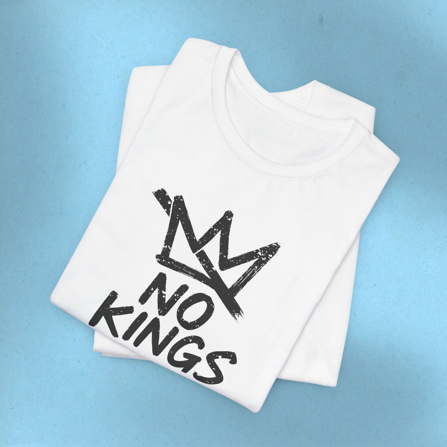No Kings Tee No Kings in America Social Justice Shirt Protest Anti Trump Resistance Ring-Spun Cotton Protest TShirt Express Shipping