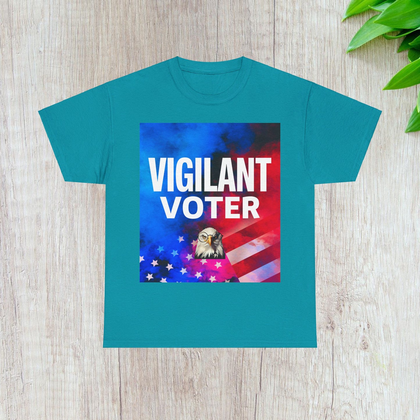 Vigilant Voter Shirt- Vote Blue Save Democracy Tee- Democrat Presidential Election T-Shirt