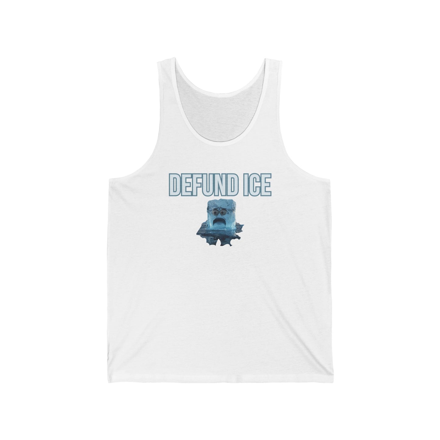Defund Ice Shirt Protest Tank Top Foxtrot Delta Tango Fck Donald Trump Social Justice Anti-Fascism Abolish Icestapo Sleeveless TShirt Cotton