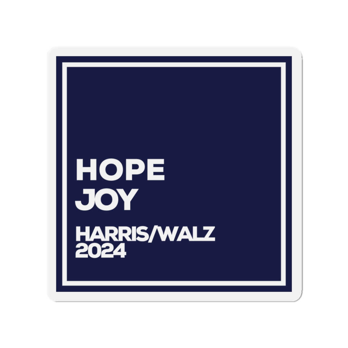 Hope and Joy Car Magnet - Harris/Walz 2024 Magnet