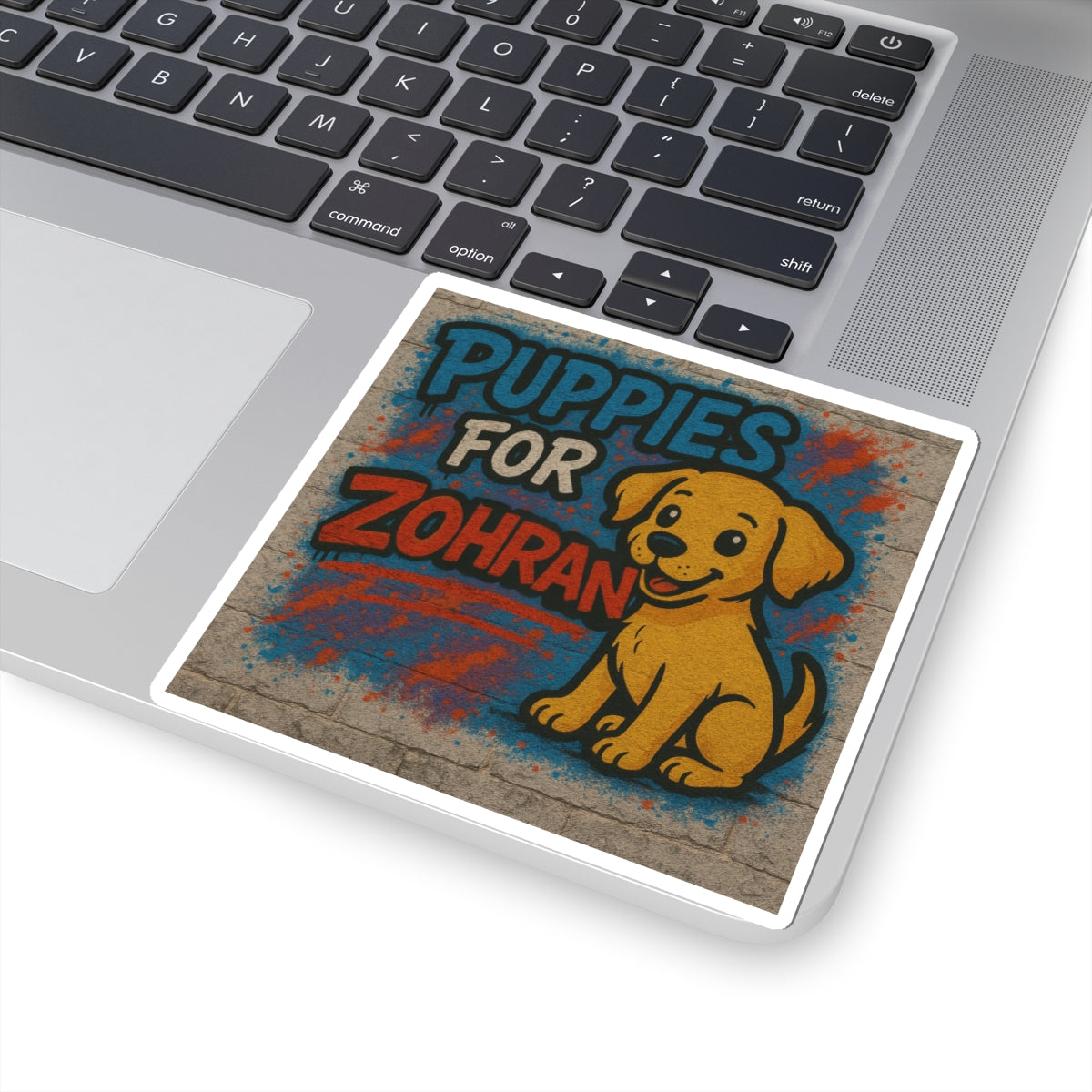 Political Sticker Puppies for Zohran Mamdani Merch NYC New York City Mayor 2025 Decal FDT Anti-Fascism Resistance Decal Social Democrat