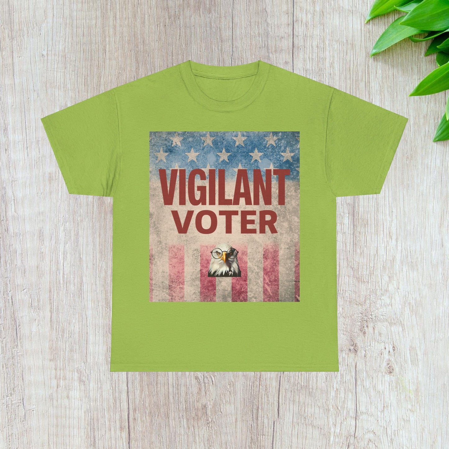 Vigilant Voter Shirt- Vote Blue Save Democracy Tee- Democrat Presidential Election T-Shirt