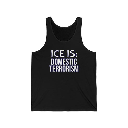 Abolish Ice-Is Shirt Protest Tank Top Foxtrot Delta Tango F*ck Donald Trump Social Justice Anti-Fascism Abolish Icestapo Sleeveless Cotton